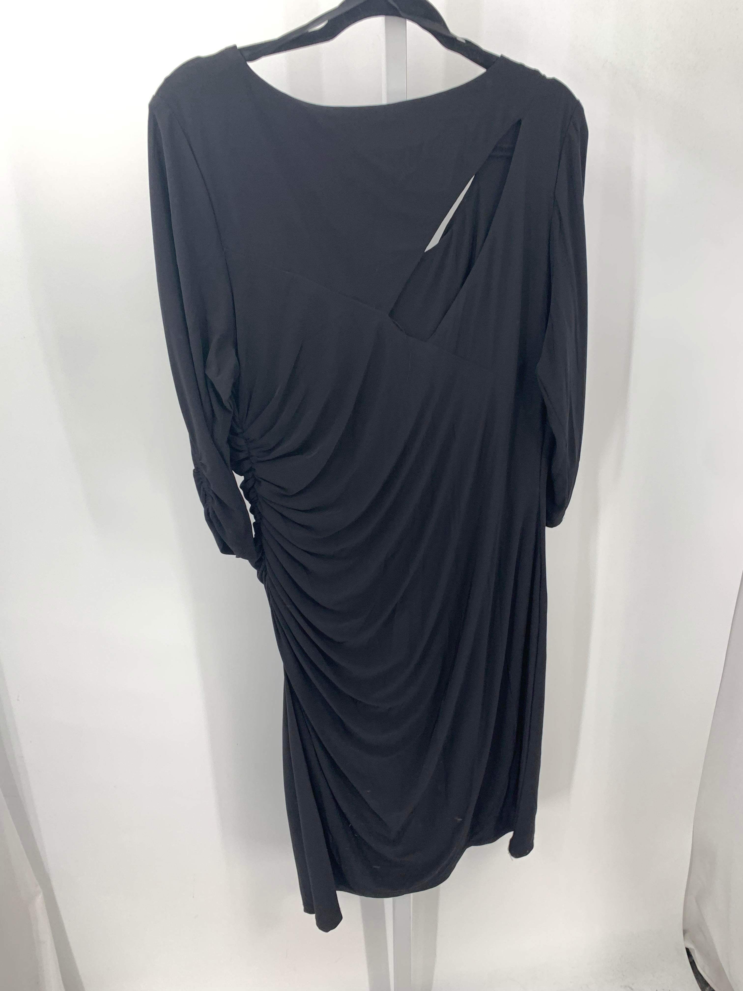 Size 14 W Womens 3/4 Sleeve Dress