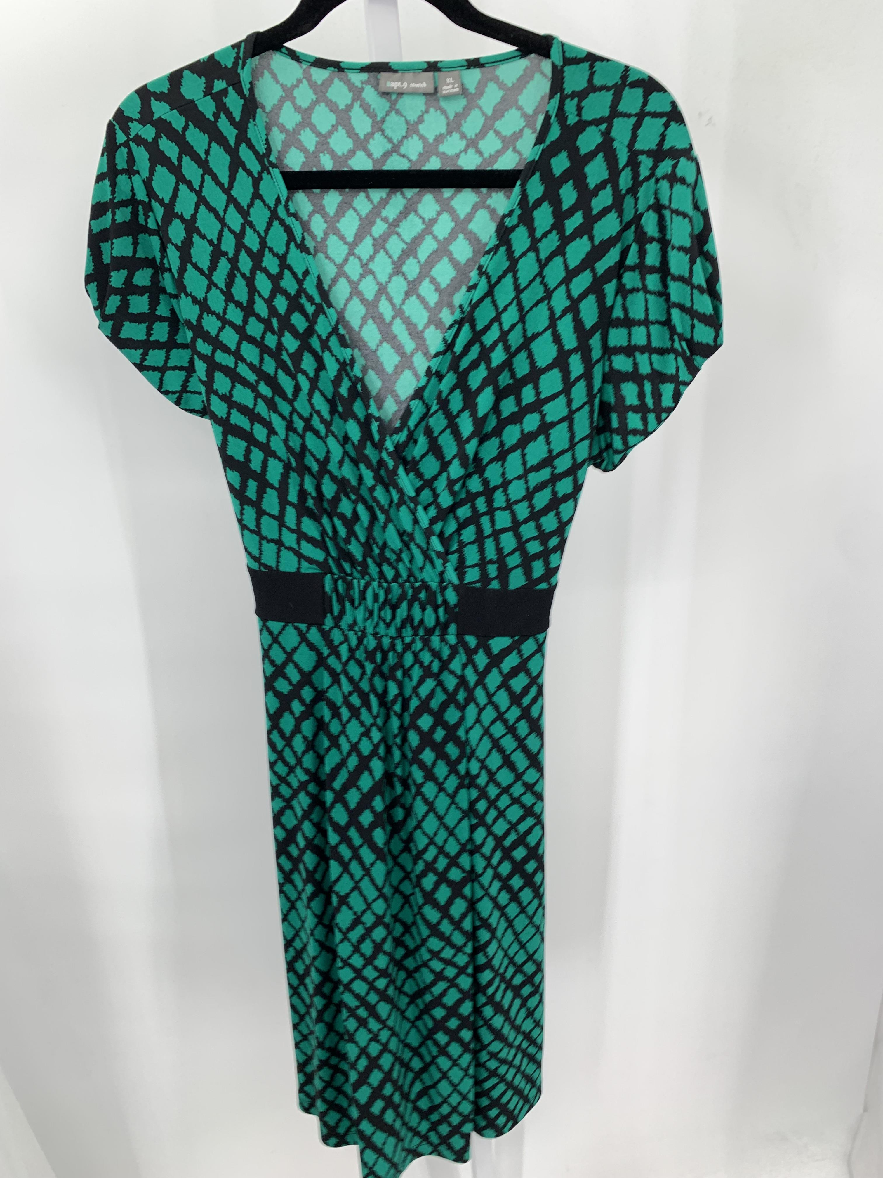 Apt. 9 Size Extra Large Misses Short Sleeve Dress