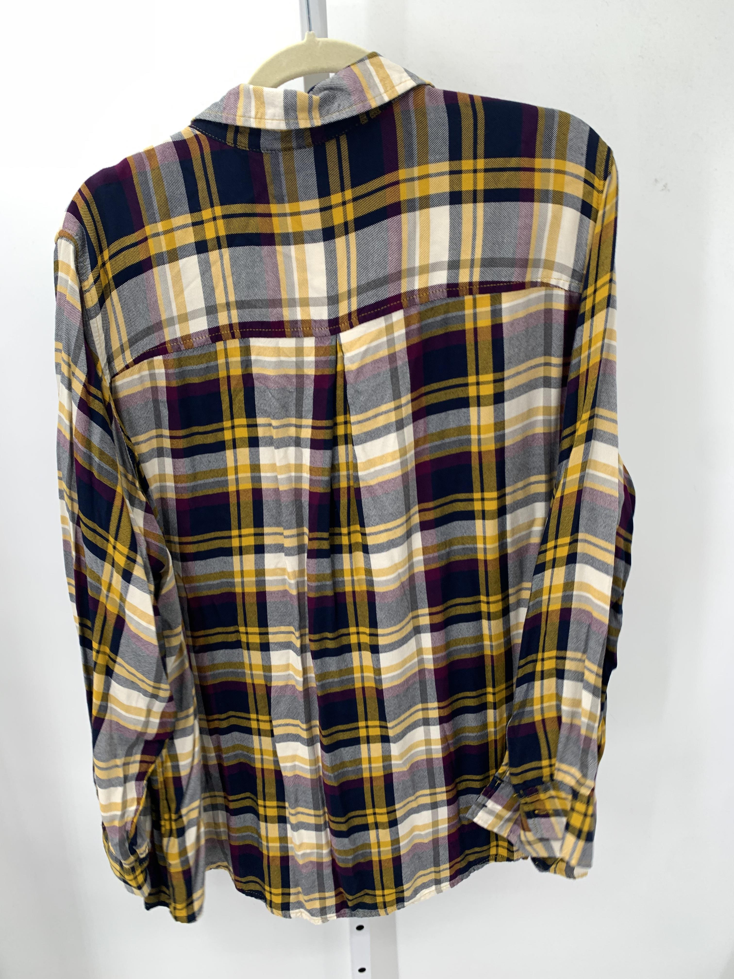 Terra & Sky Size 4X Womens Long Sleeve Shirt