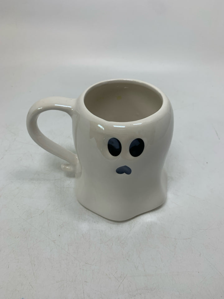 WHITE GHOST MUG.