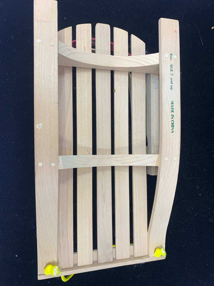 MINI LL BEAN DECORATIVE SLED.