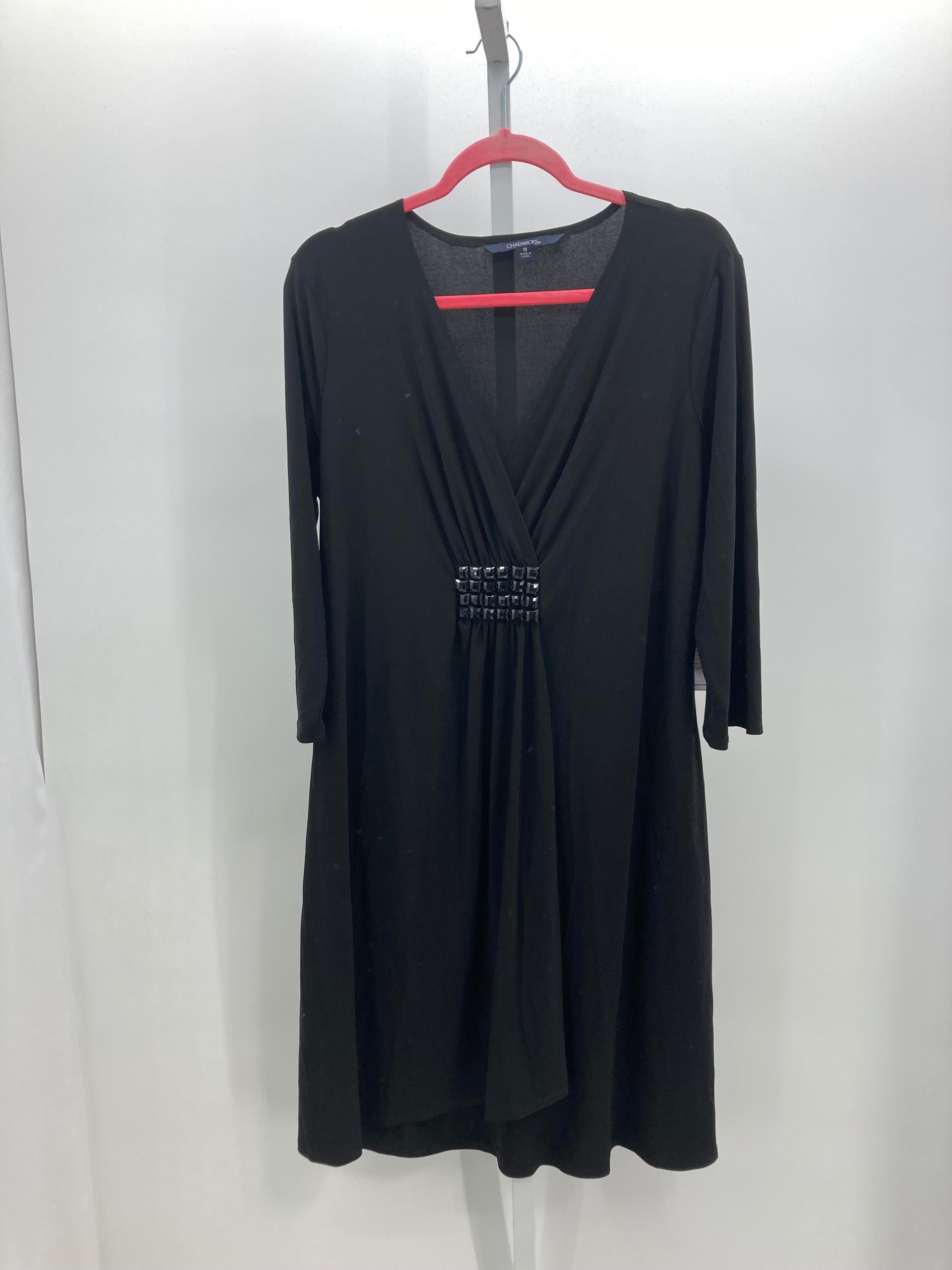 Chadwicks Size 18 Misses 3/4 Sleeve Dress