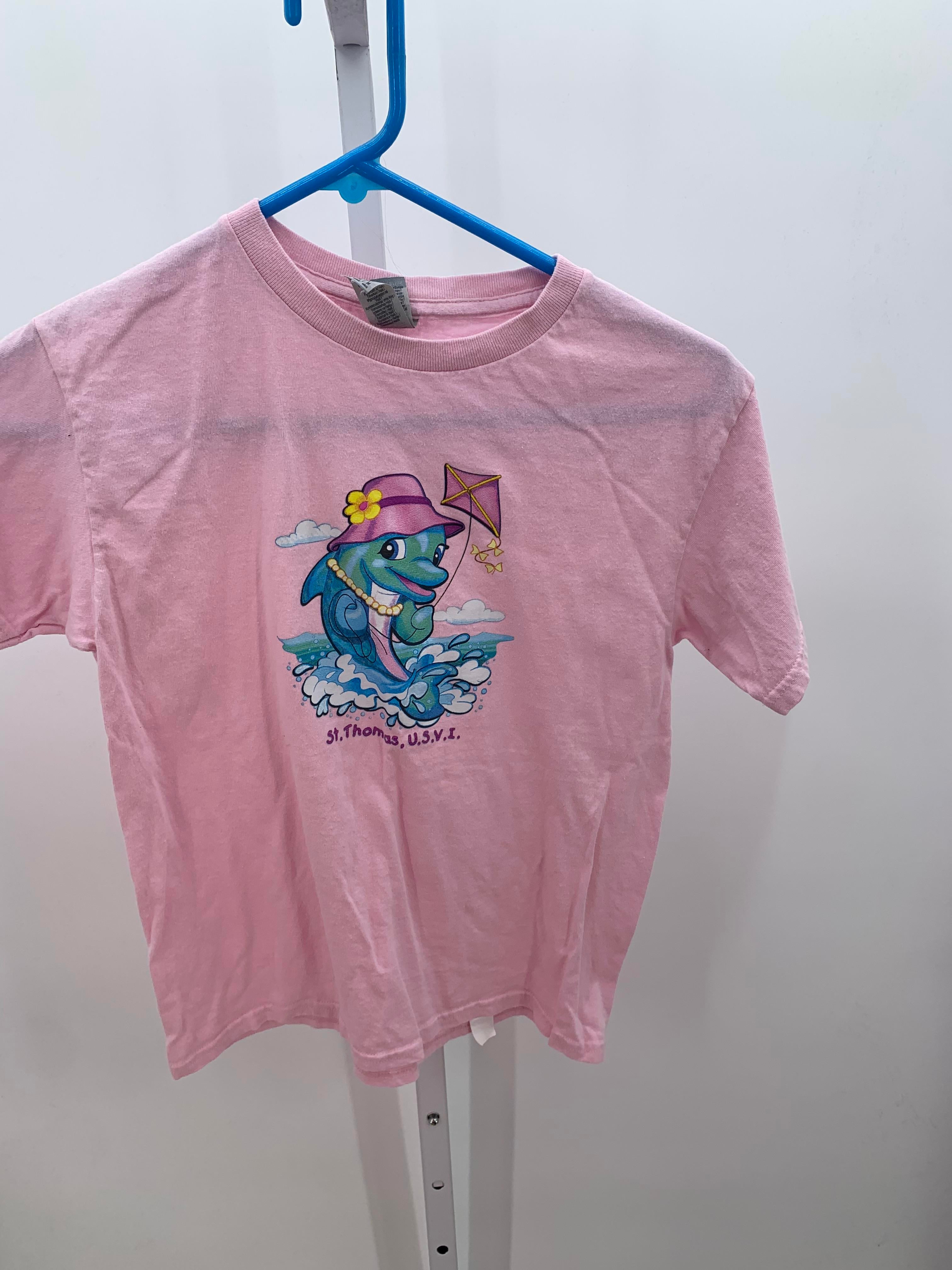 Dillards Size 8-10 Girls Short Sleeve Shirt