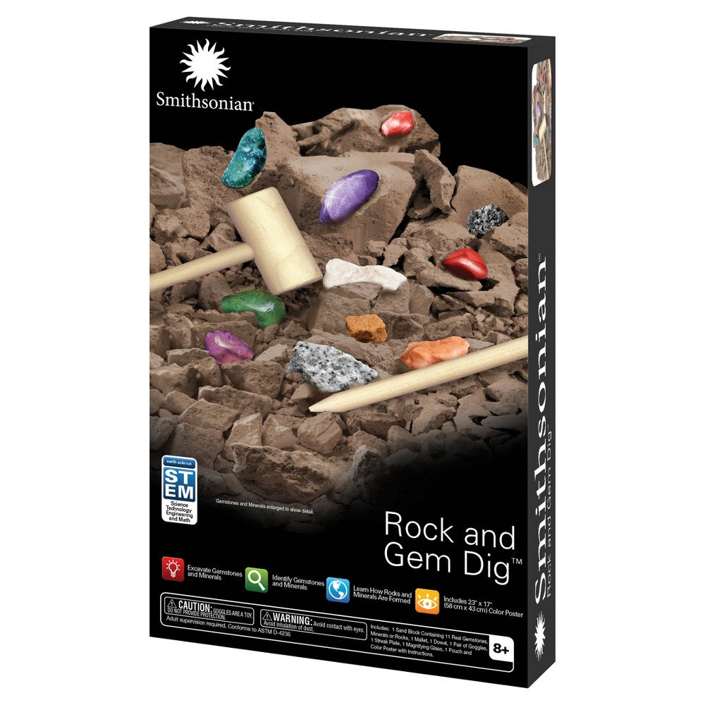Smithsonian Rock and Gem Dig Kit -