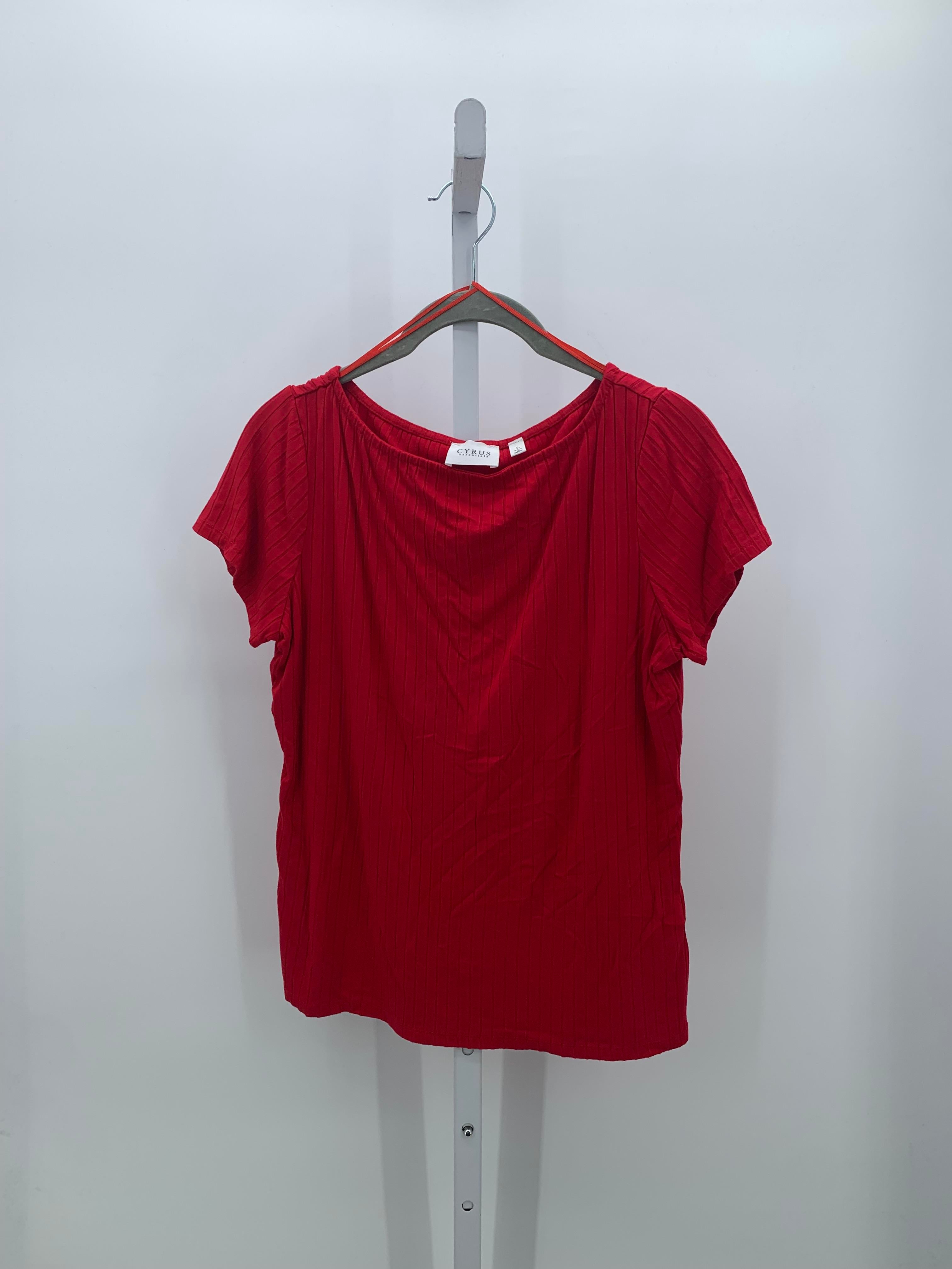 cyrus Size Large Misses Short Sleeve Shirt