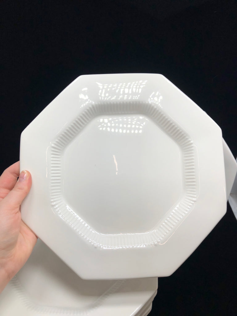 24PC OCTOGONAL DINNER SET- SVC 8+.
