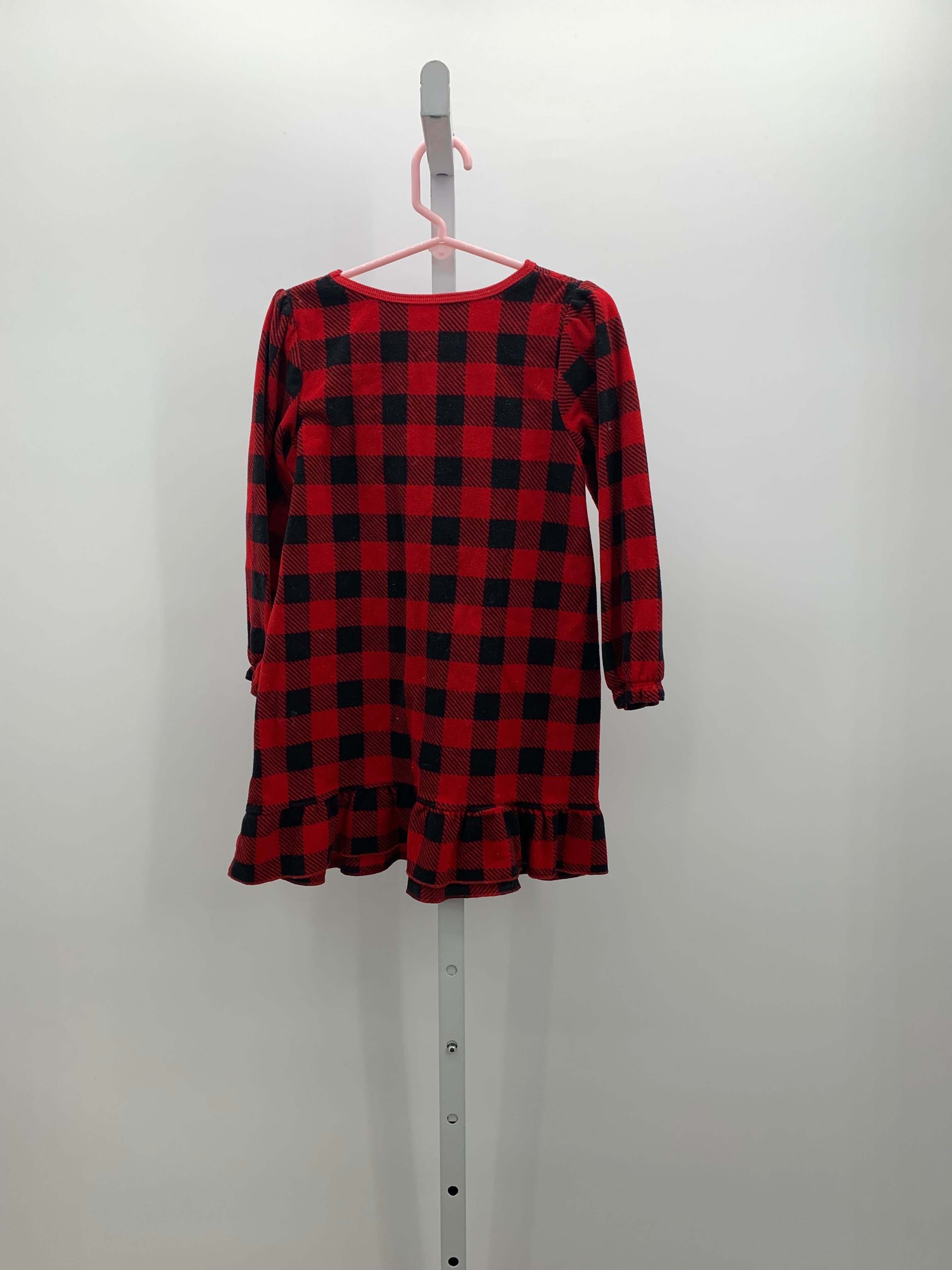 BLACK PLAID NIGHTGOWN