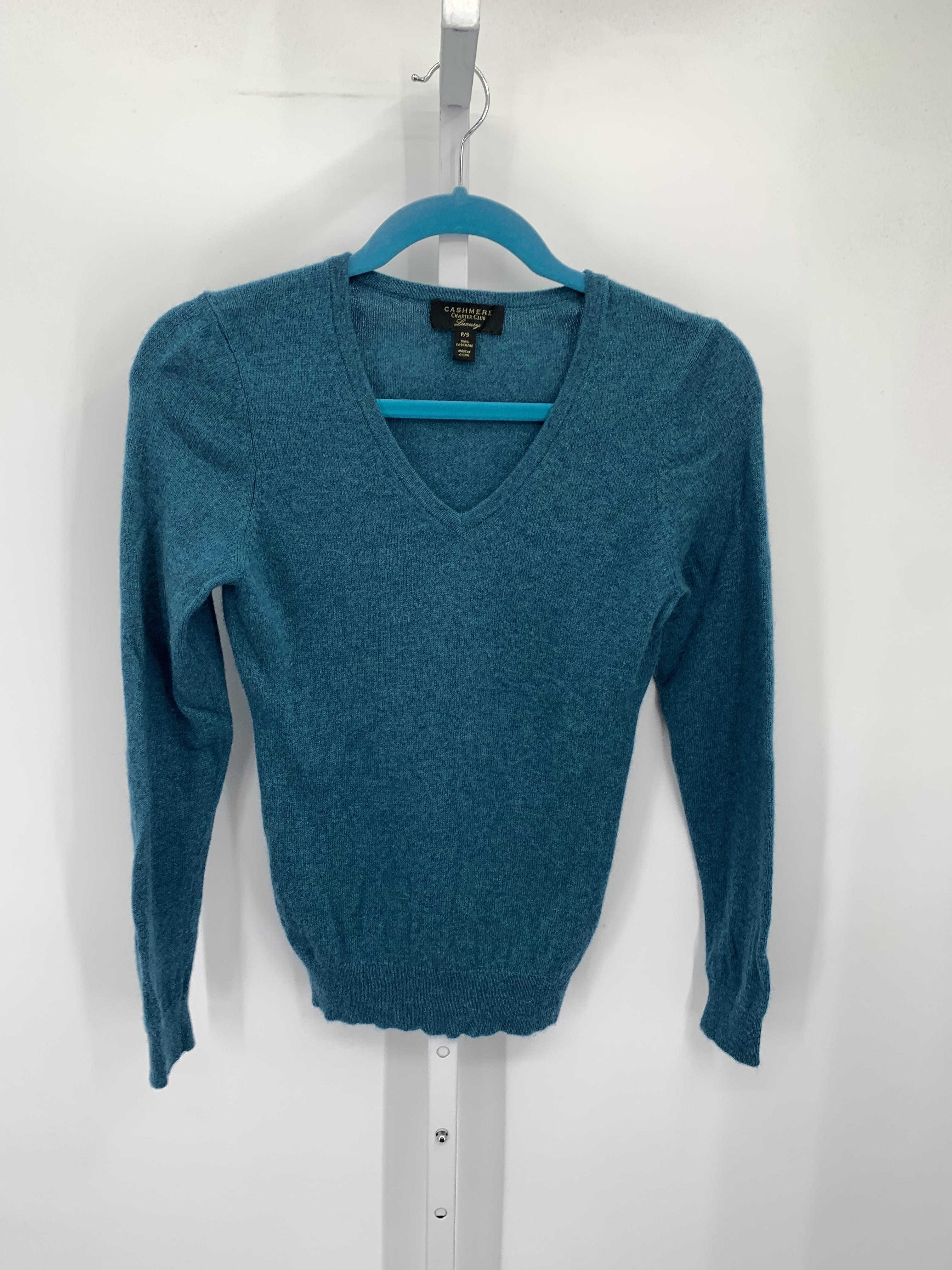 Charter Club Size Small Misses Long Slv Sweater