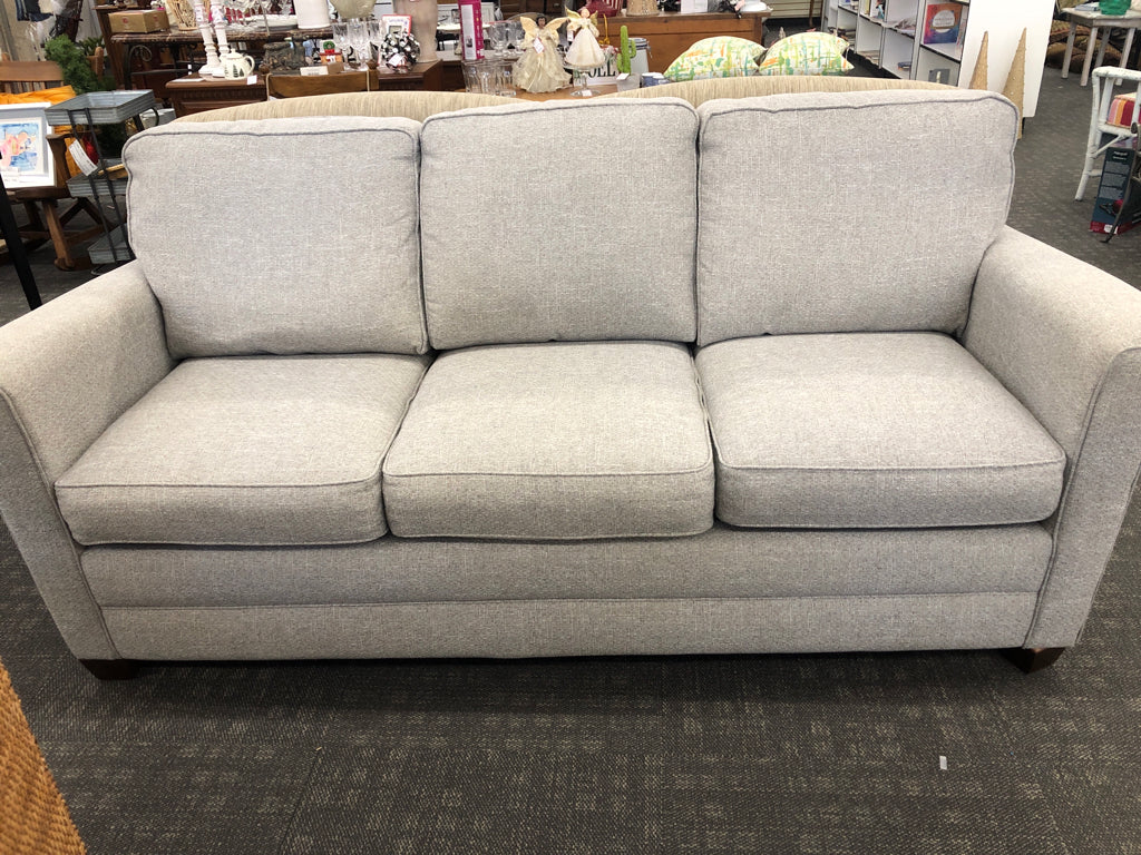 LIGHT GREY SOFA.