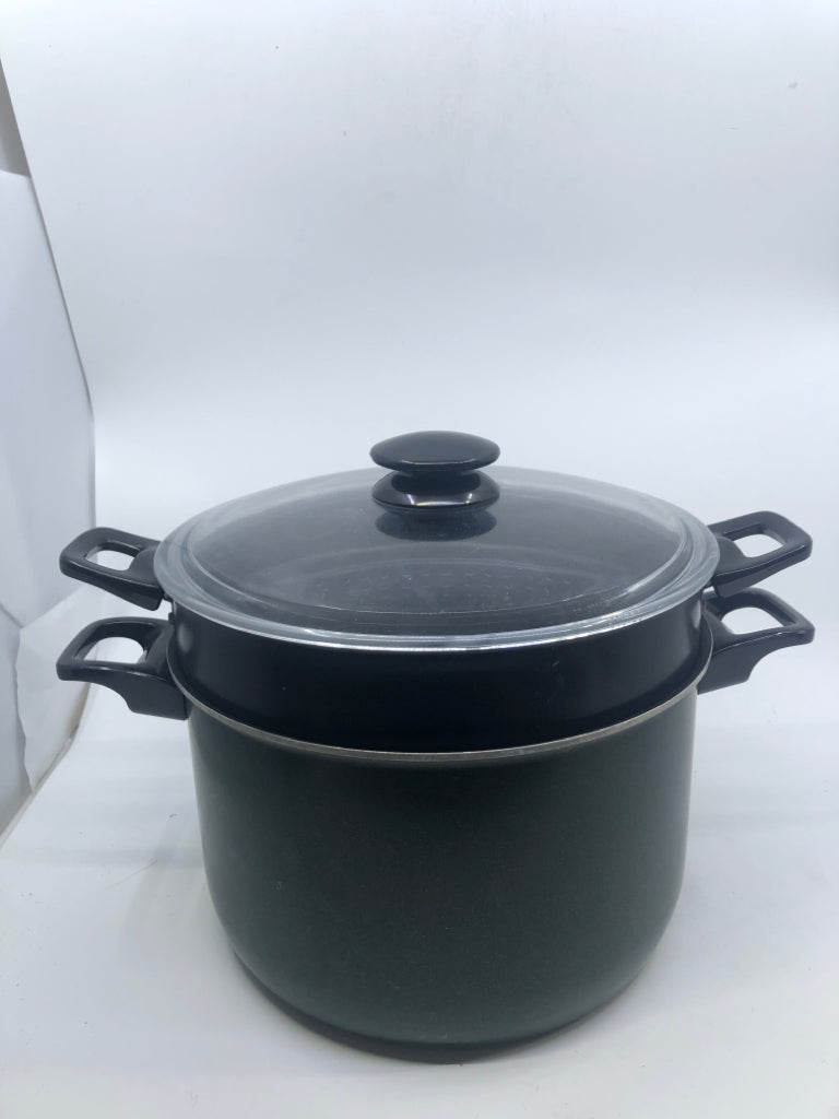 3PC STEAMER POT W LID.