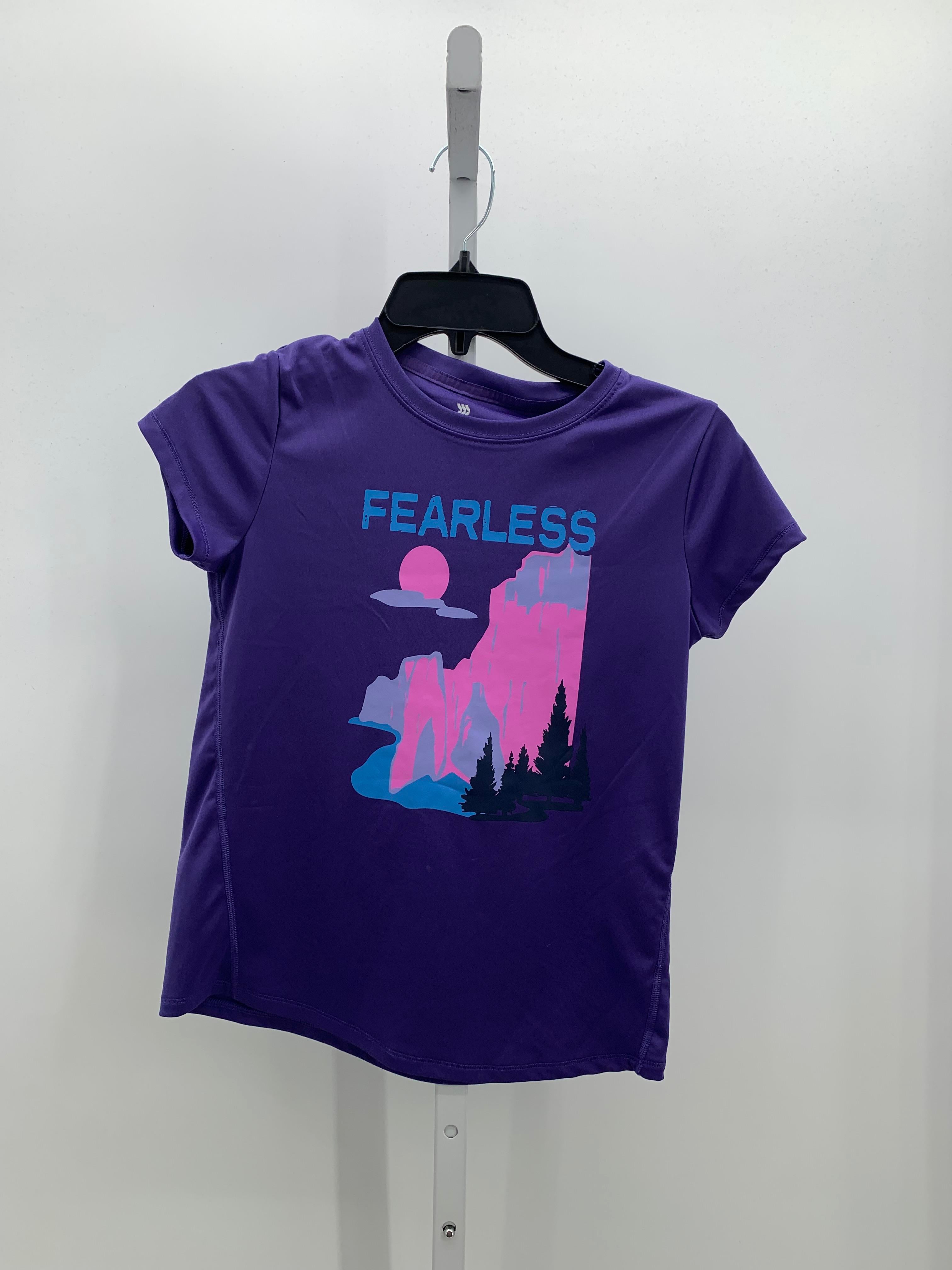 All In Motion Size 10-12 Girls Short Sleeve Shirt