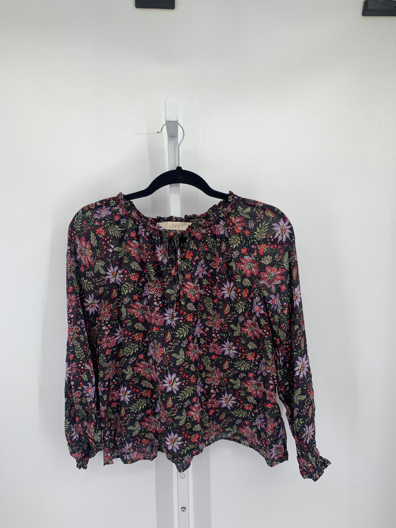 Loft Size Medium Misses Long Sleeve Shirt