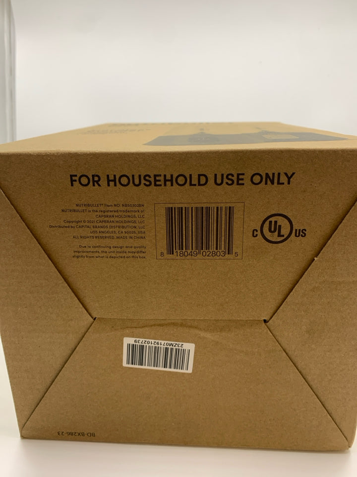 NIB NUTRIBUILLET GO CORDLESS BLENDER.
