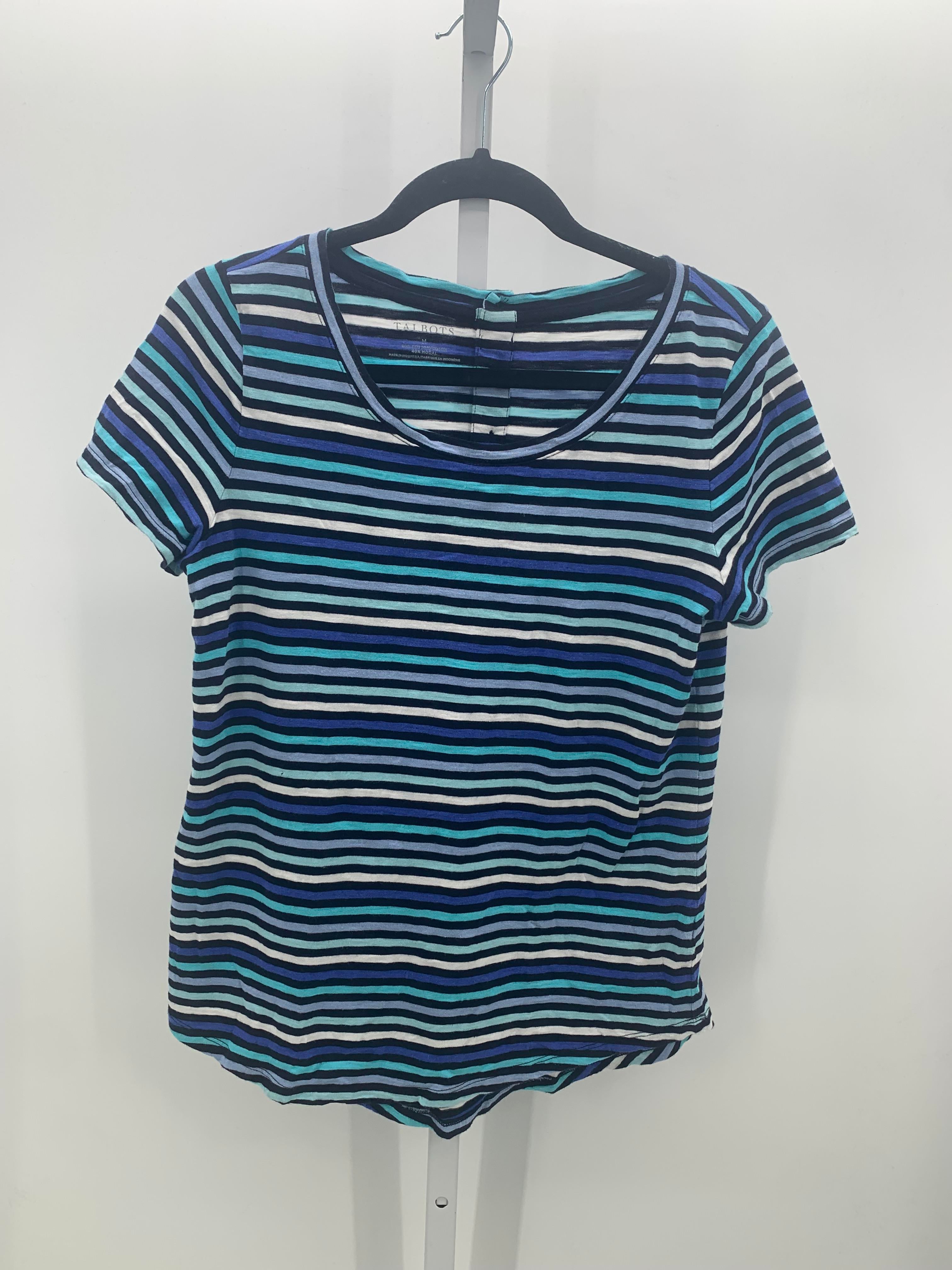 Talbots Size Medium Misses Short Sleeve Shirt