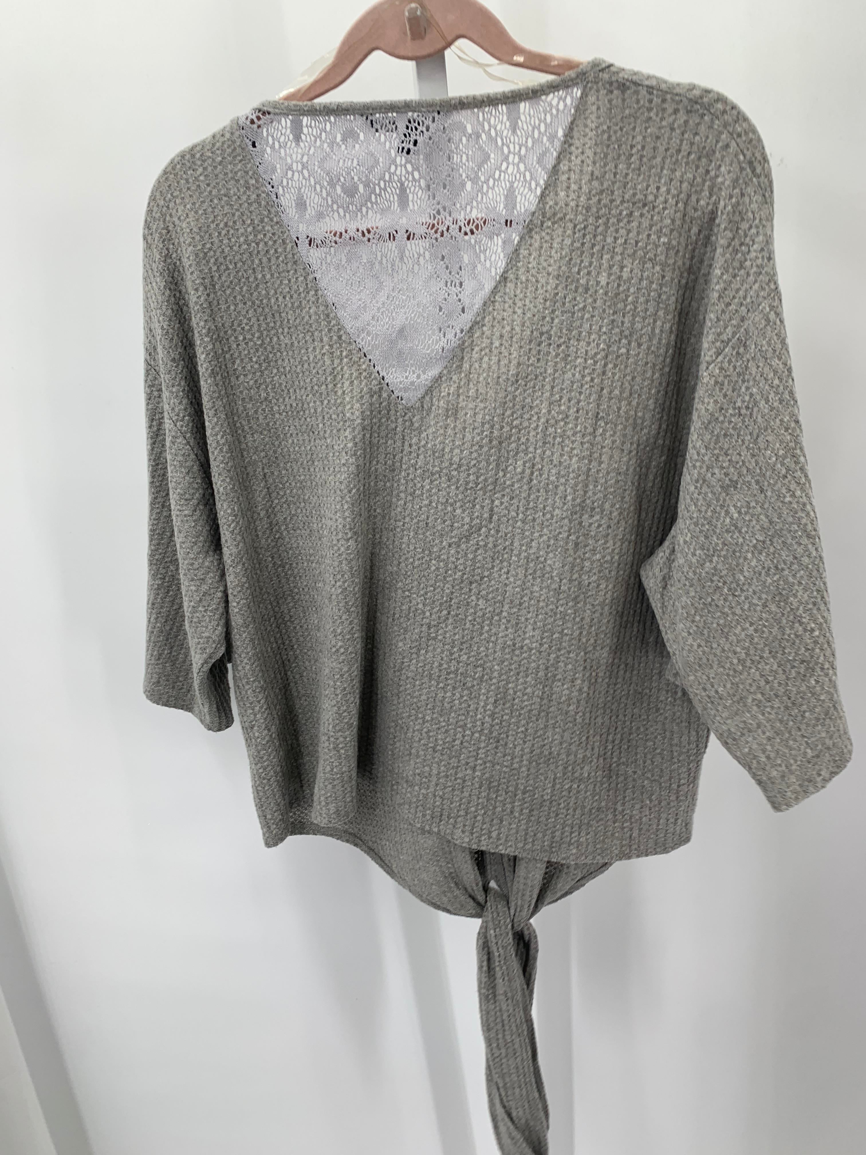 Zac & Rachel Size Medium Misses 3/4 Sleeve Shirt