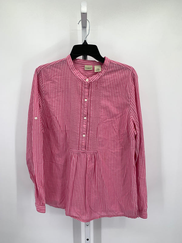 LL Bean Size Large Misses Long Sleeve Shirt