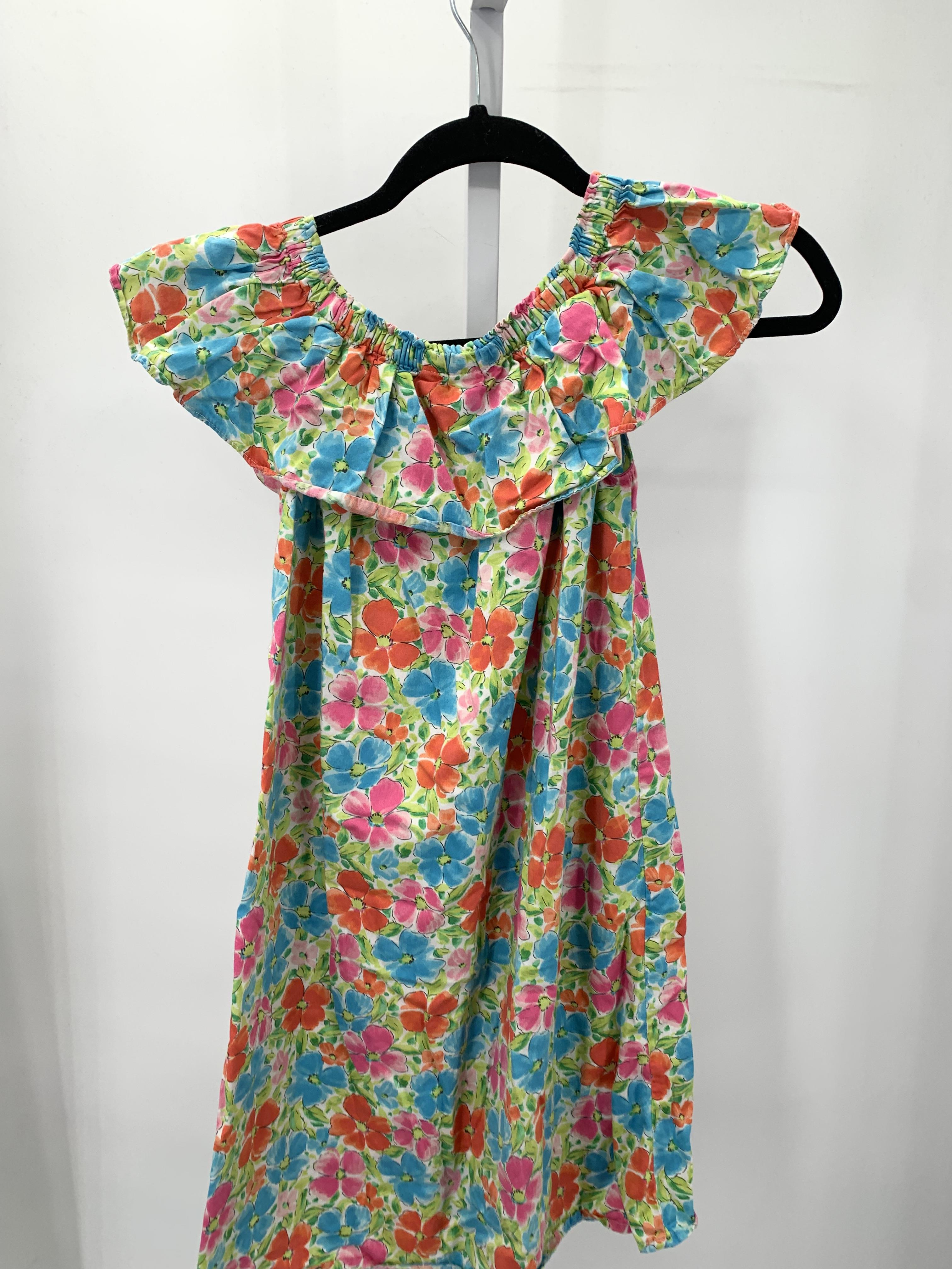 Lands End Size 10-12 Girls Short Sleeve Dress