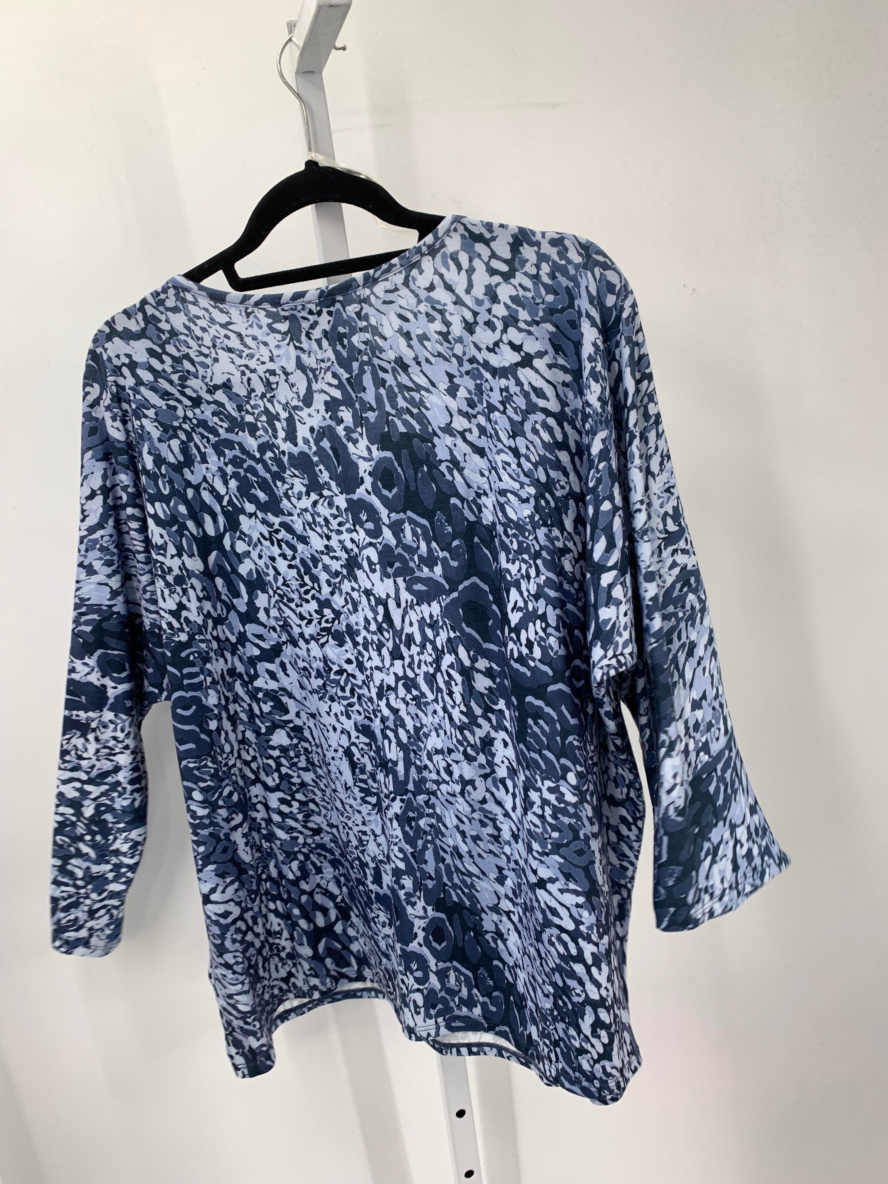 Erika Size Extra Large Misses 3/4 Sleeve Shirt