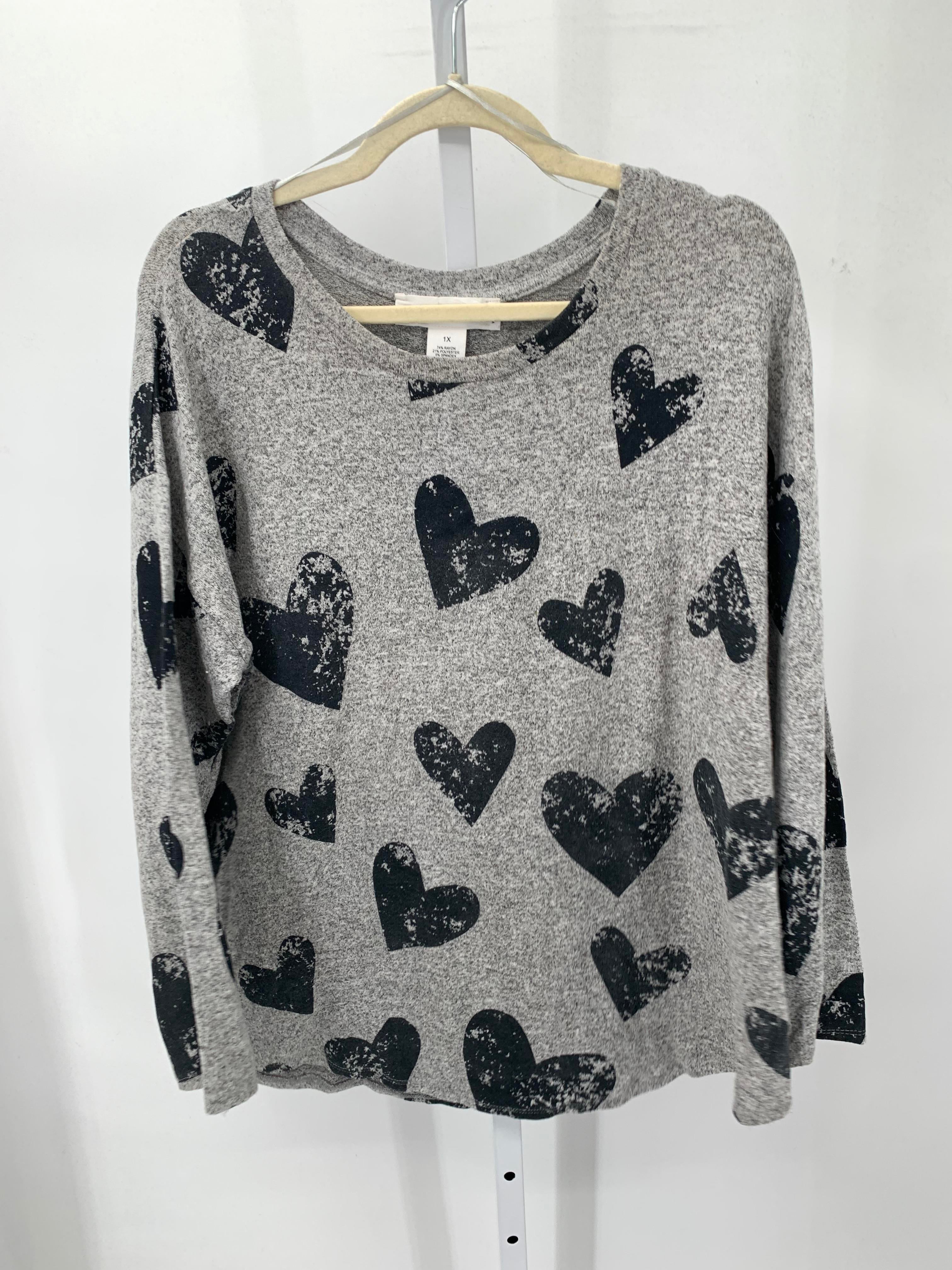 Workshop Size 1X Womens Long Sleeve Shirt