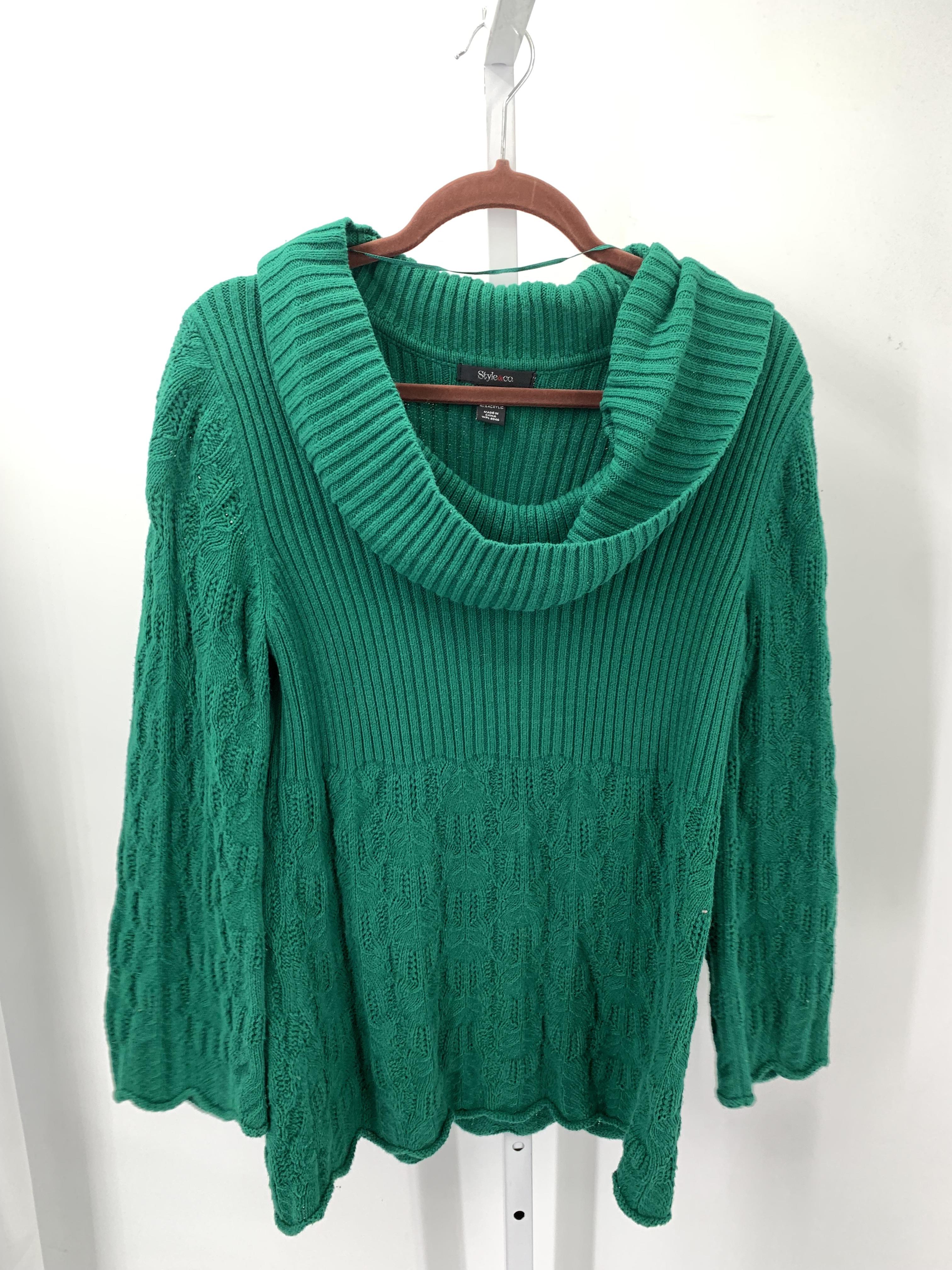 Style & Co. Size Extra Large Misses Long Slv Sweater