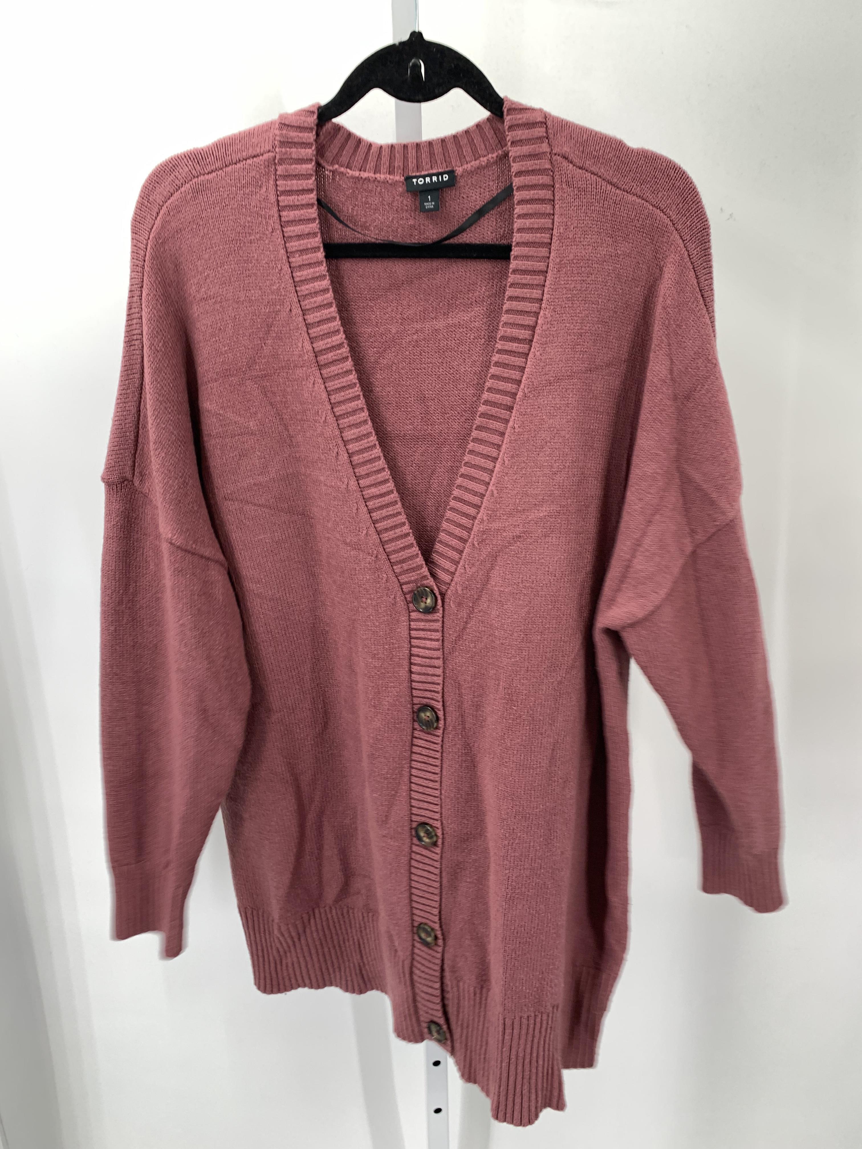 Torrid Size 1X Womens Long Slv Sweater