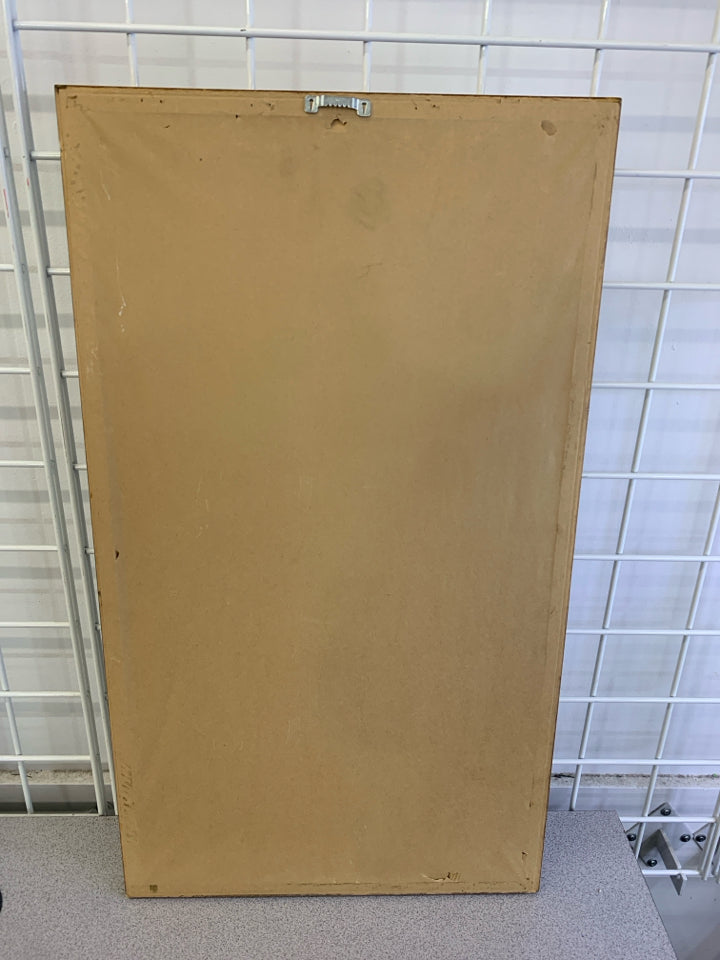 TEACUPS PAINTING IN GOLD FRAME.