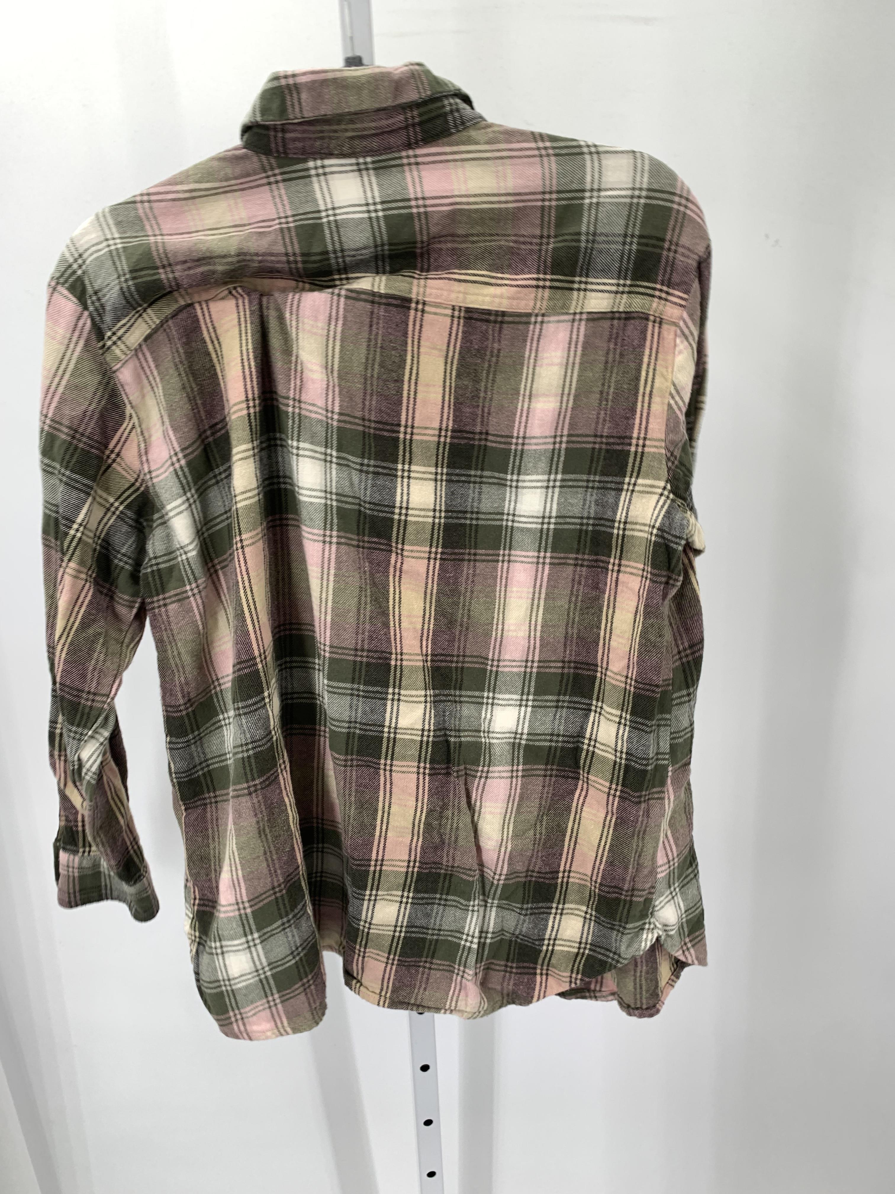 Old Navy Green Size Medium Maternity Long Sleeve Shirt