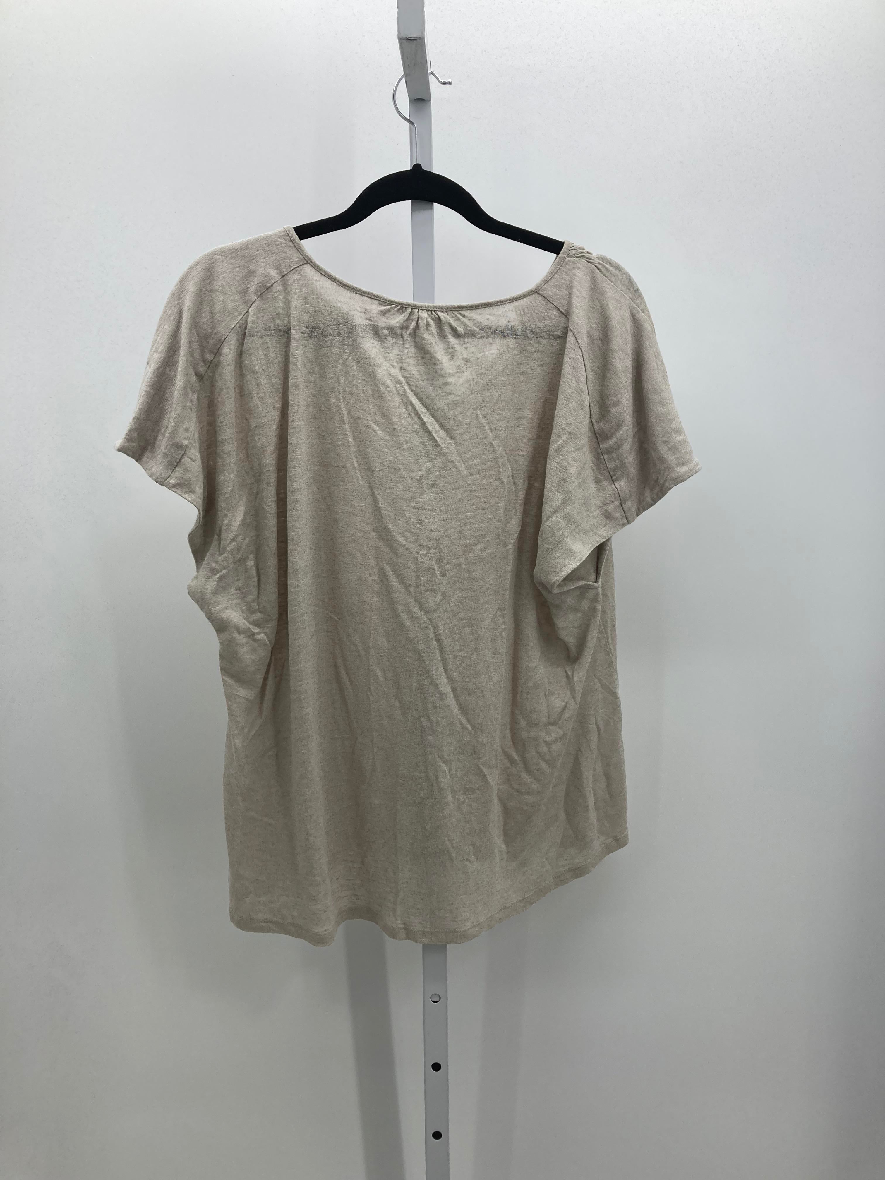 Chico's Size XXL Misses Short Sleeve Shirt