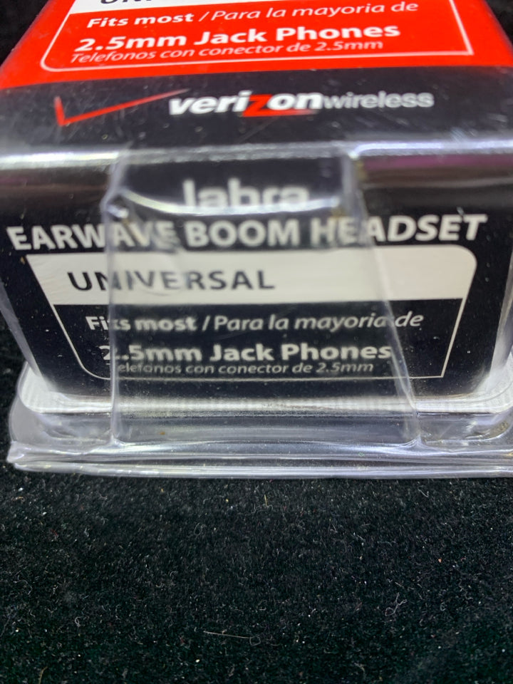 NIP JABRA EARWAVE BOOM HEADSET.