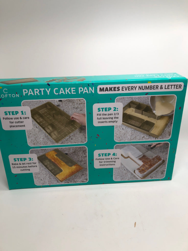 NIB PARTY CAKE PAN.