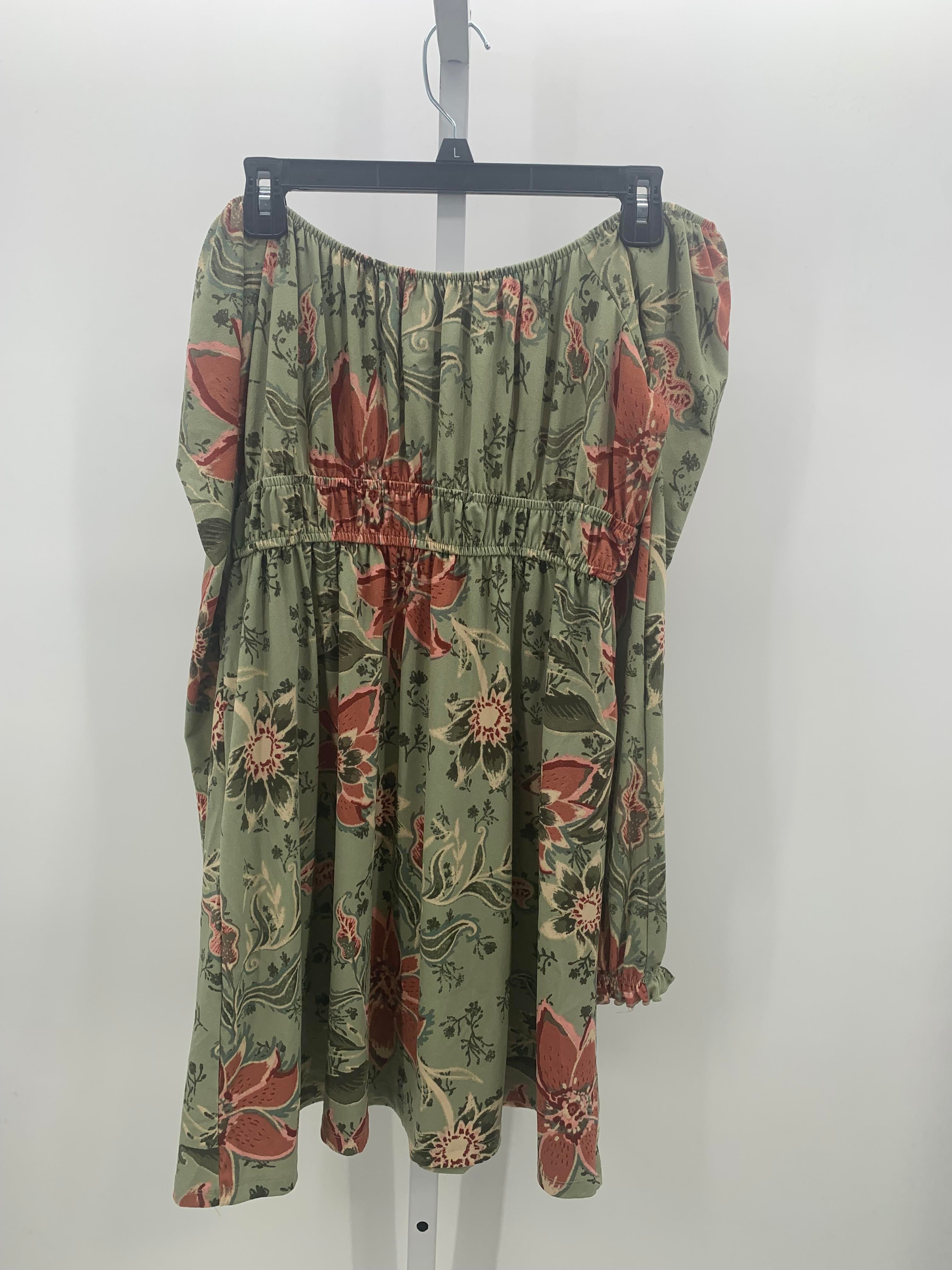 SO Size Large Juniors Long Sleeve Dress