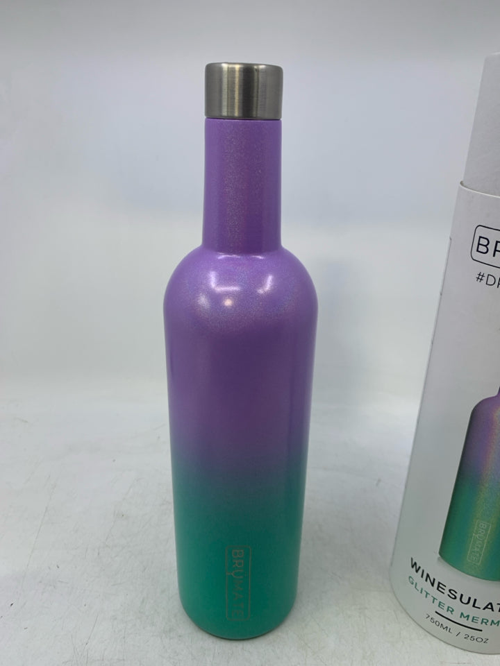 NIB WINESULATOR GLITTER MERMAID.