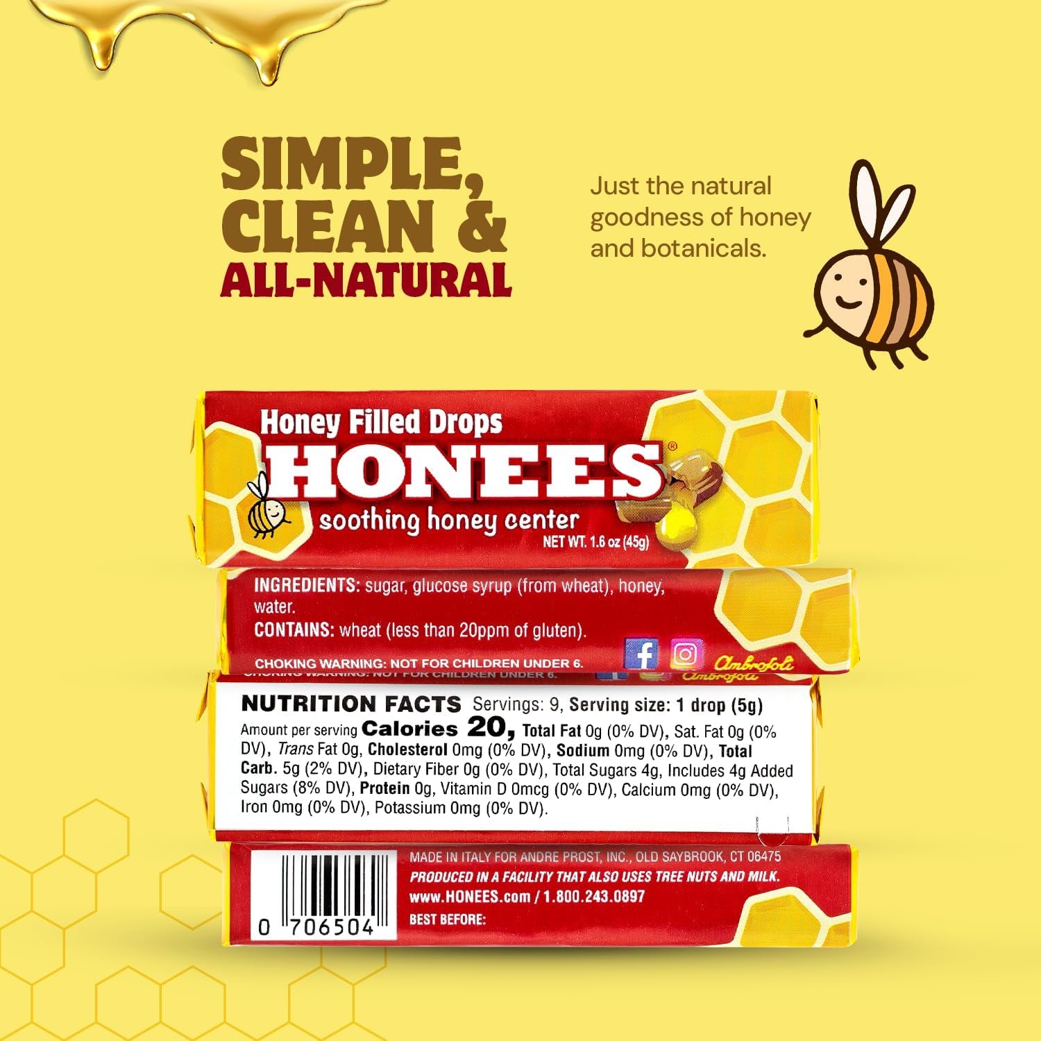 Honees Honey Filled Drops