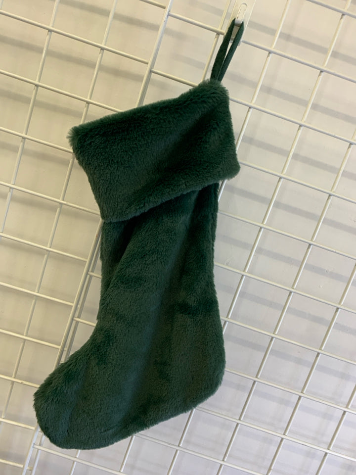 GREEN STOCKING.