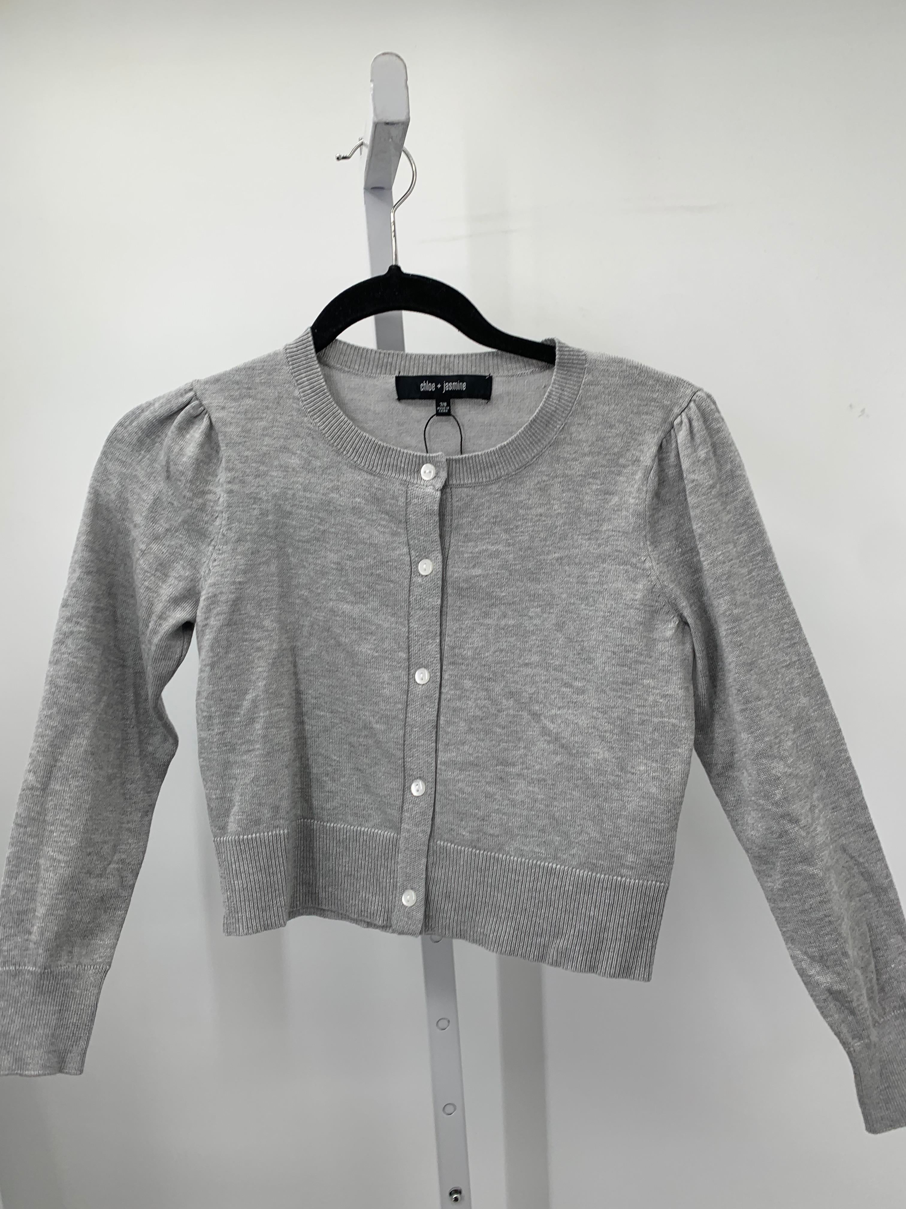 Size 7-8 Girls Long Sleeve Sweater
