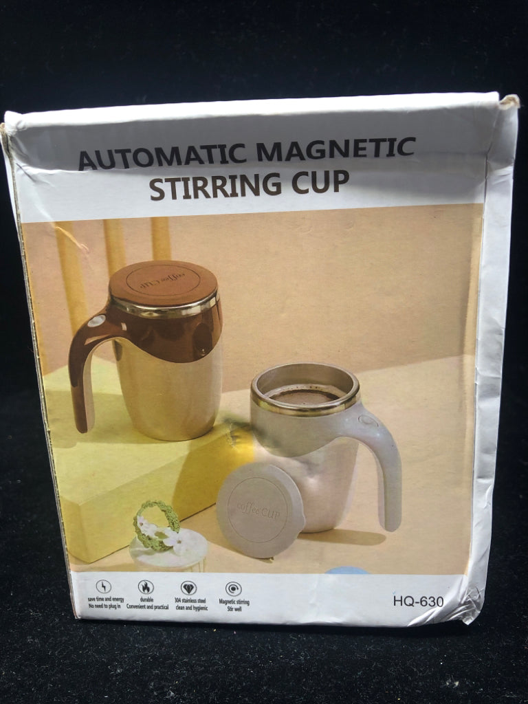 NIB AUTOMATIC STIRRING MUG.