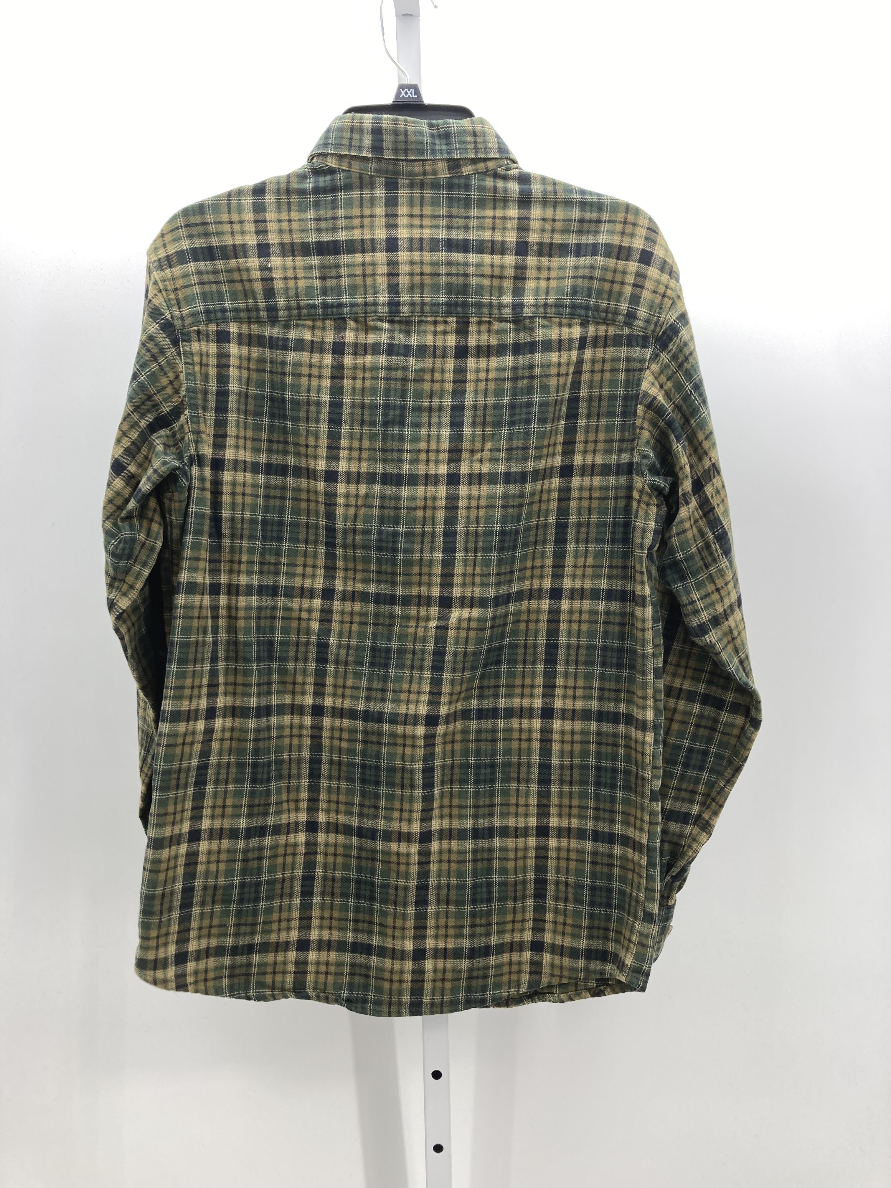 PLAID BTN DOWN