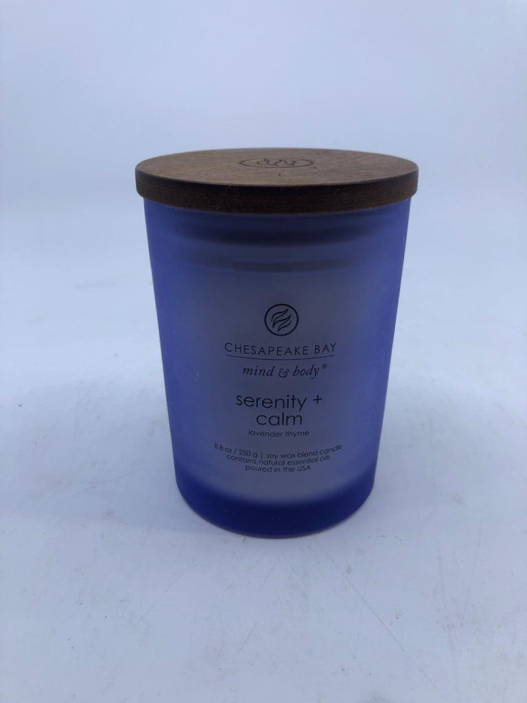 SERENITY AND CALM CANDLE.