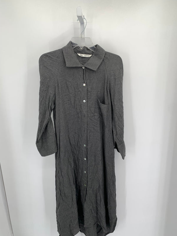 Zara Size Small Misses Long Sleeve Dress