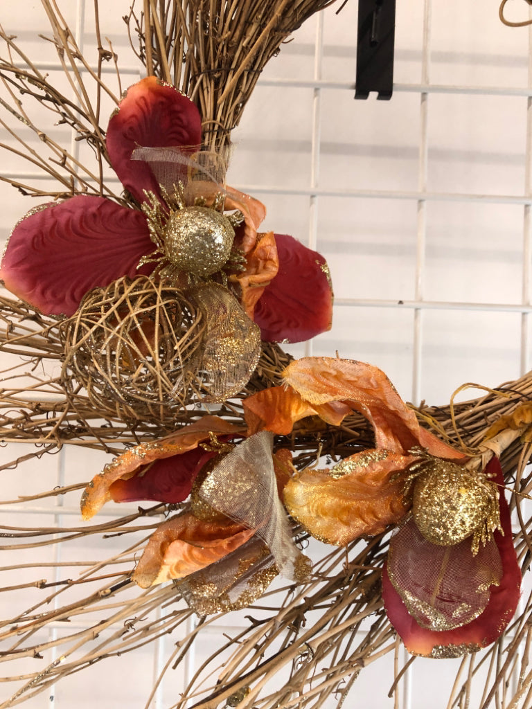 FALL TWIG WREATH.