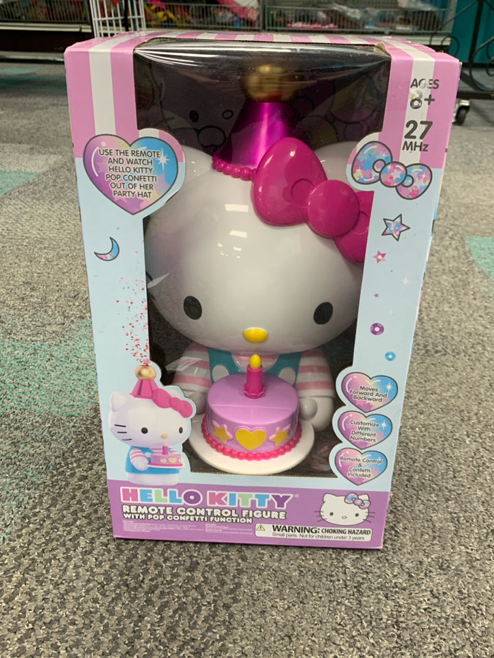 Hello Kitty Remote Control Figure With Pop Confetti Function