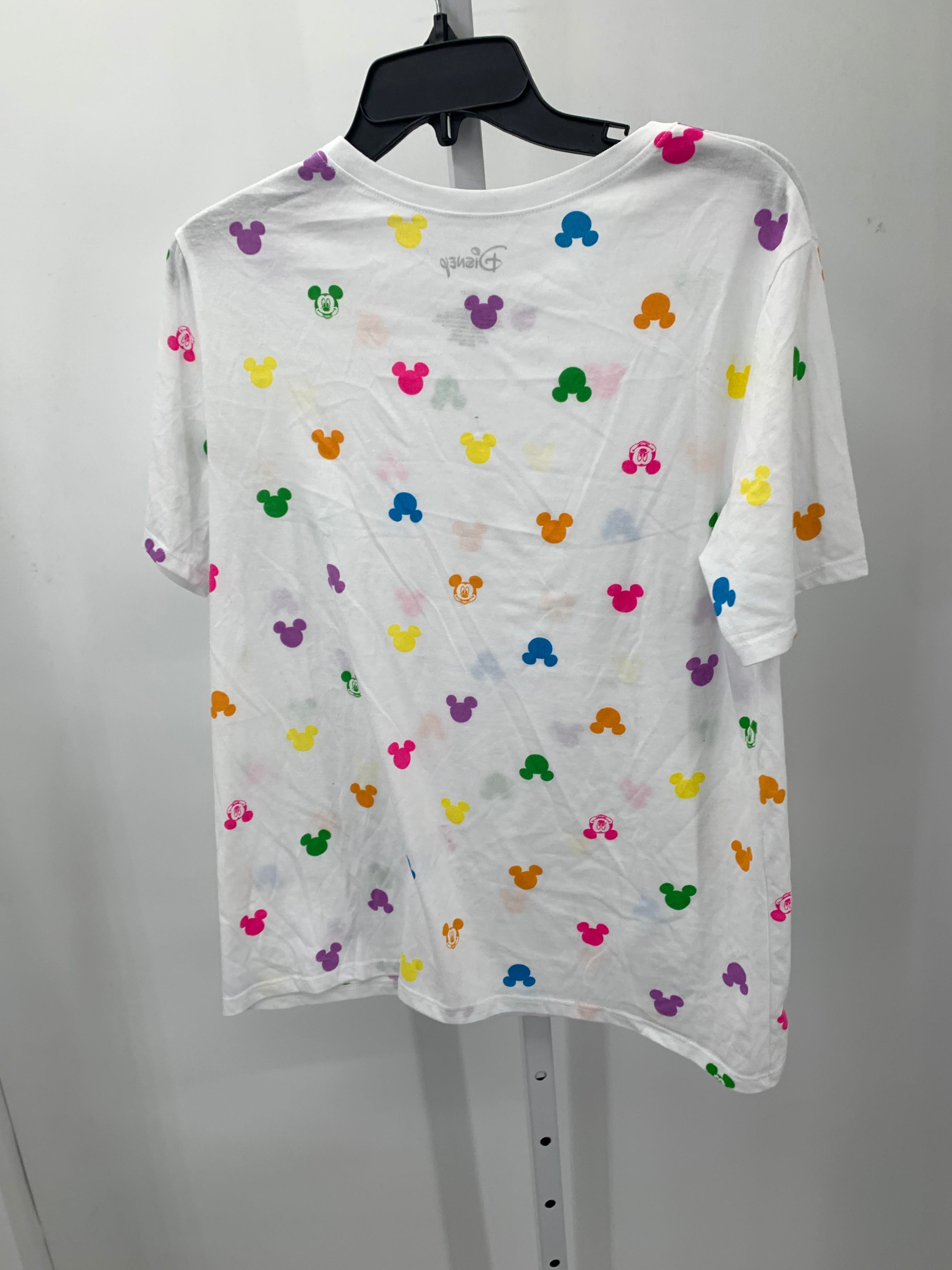 Disney Size Large Juniors Short Sleeve Shirt
