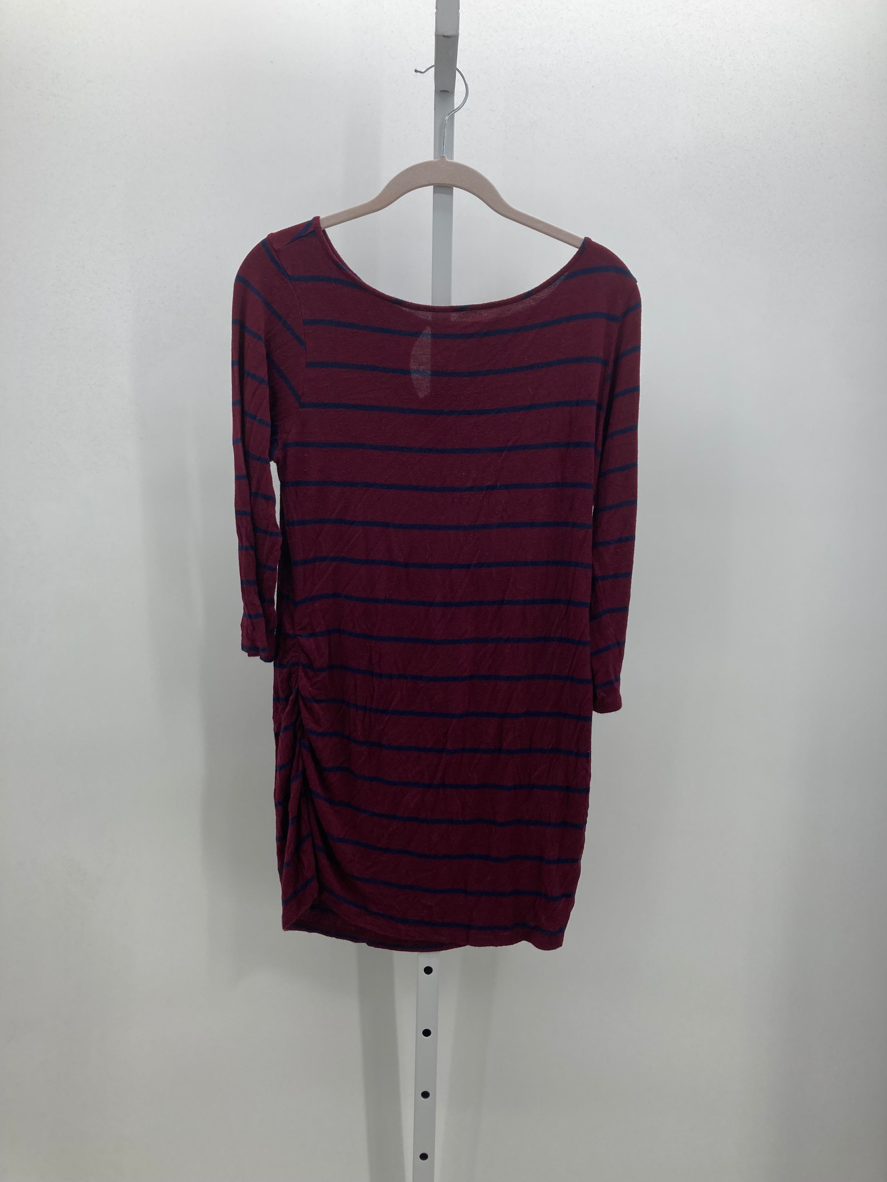 Loveappella Wine Size Medium Maternity 3/4 Sleeve Shirt
