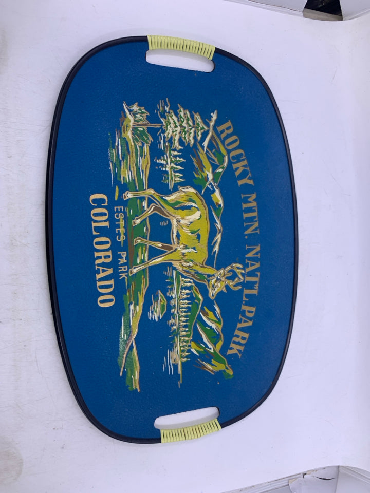 BLUE ROCKY MTN NATIONAL PARK W/ DEER.