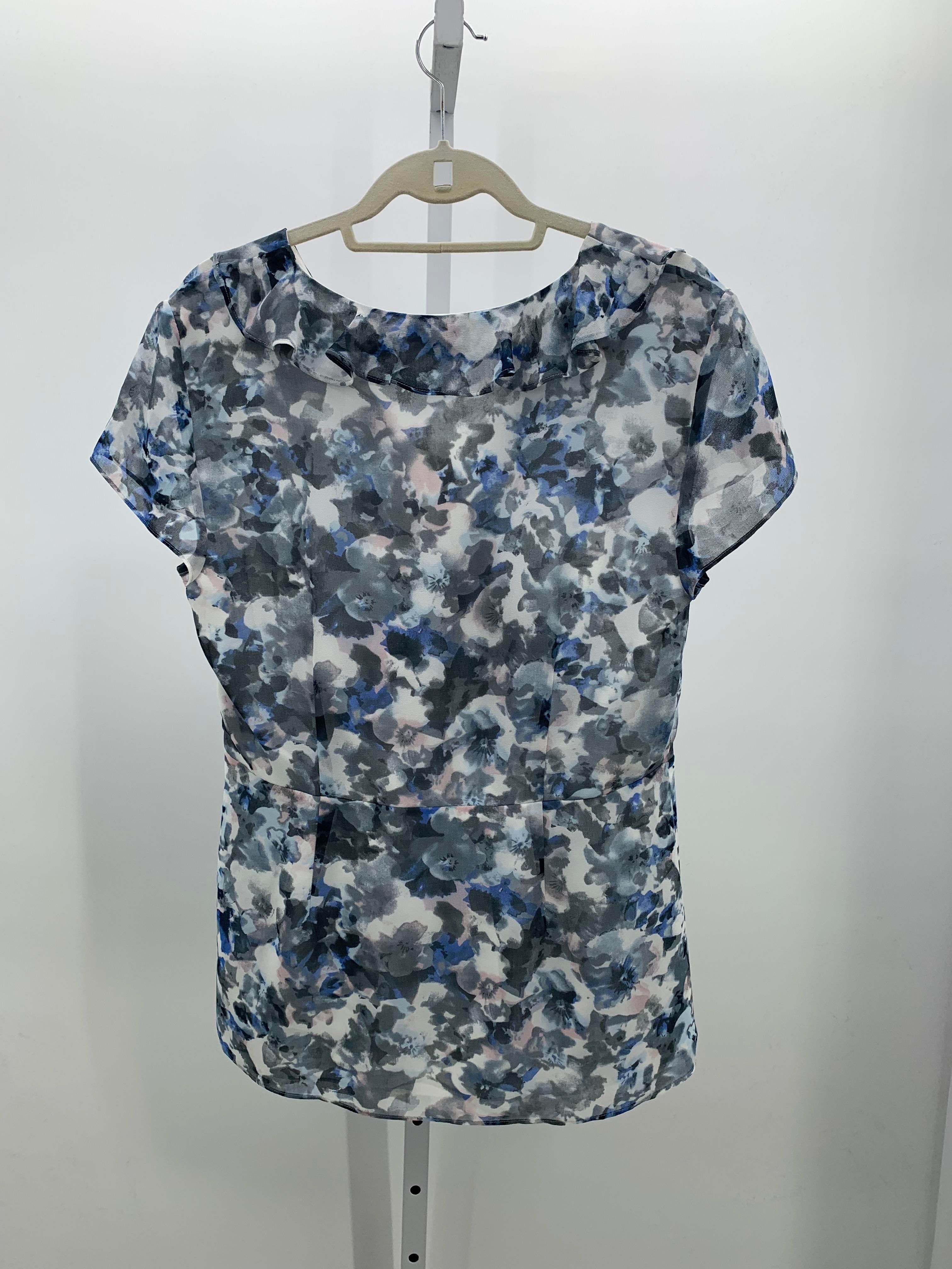 Banana Republic Size 12 Misses Short Sleeve Shirt