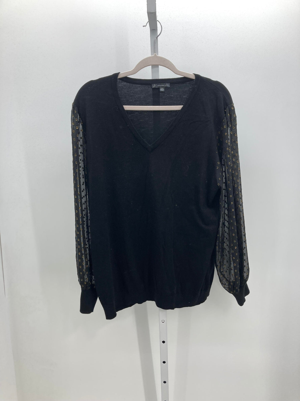 Adrianna Papell Size Extra Large Misses Long Slv Sweater