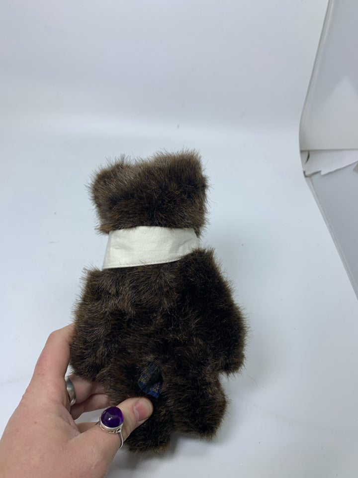 BOYDS BEAR W/ COLLAR & TIE.
