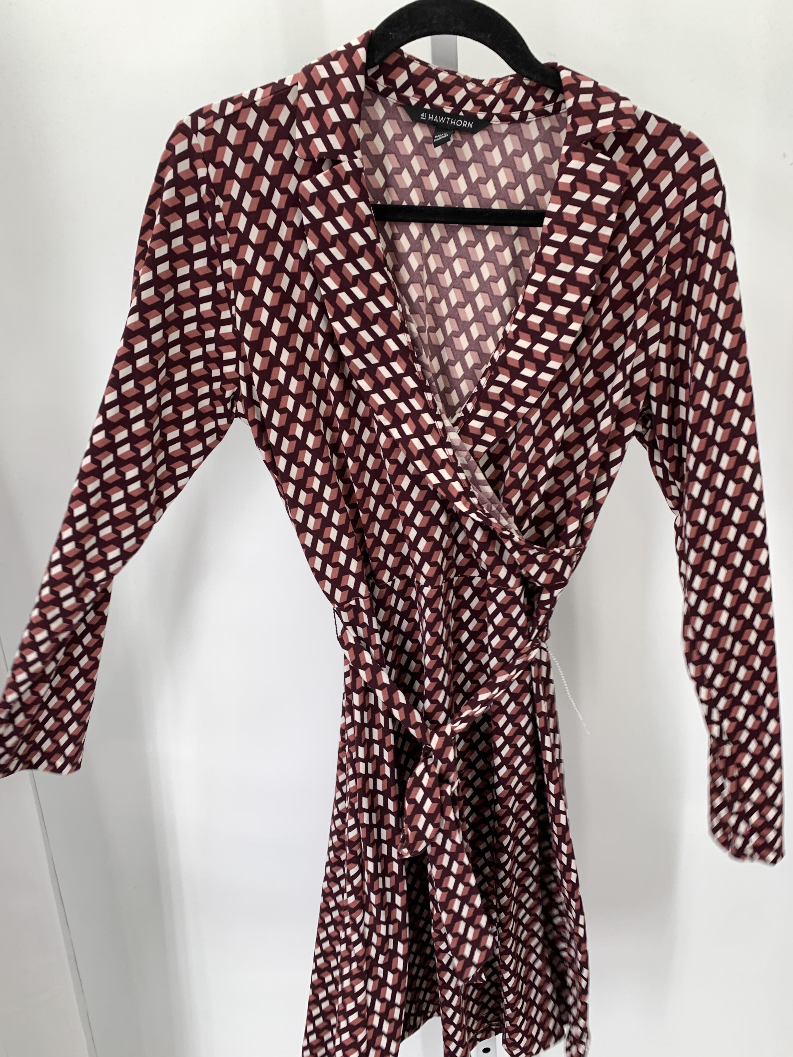 41 Hawthorn Size Large Misses Long Sleeve Dress