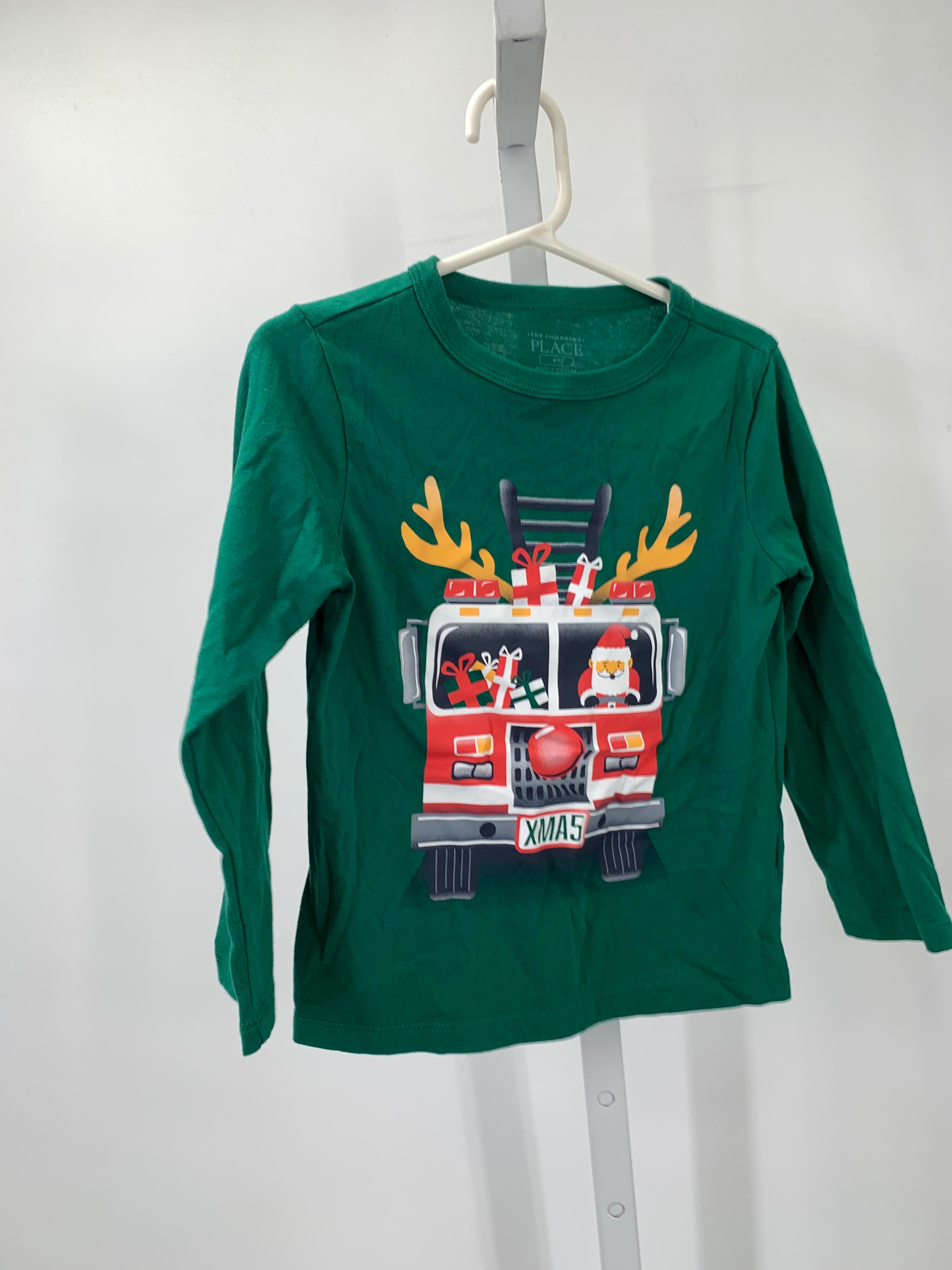 LONG SLV SHIRT FIREMAN SANTA