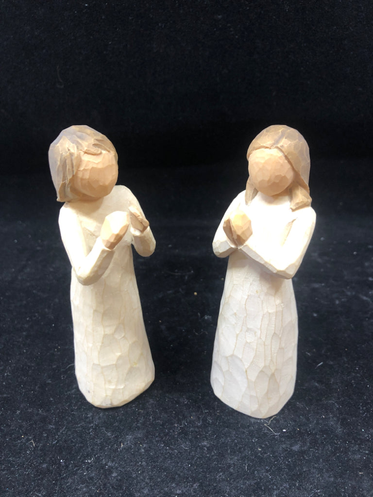 2 PC SISTERS BY HEART WILLOW TREE.